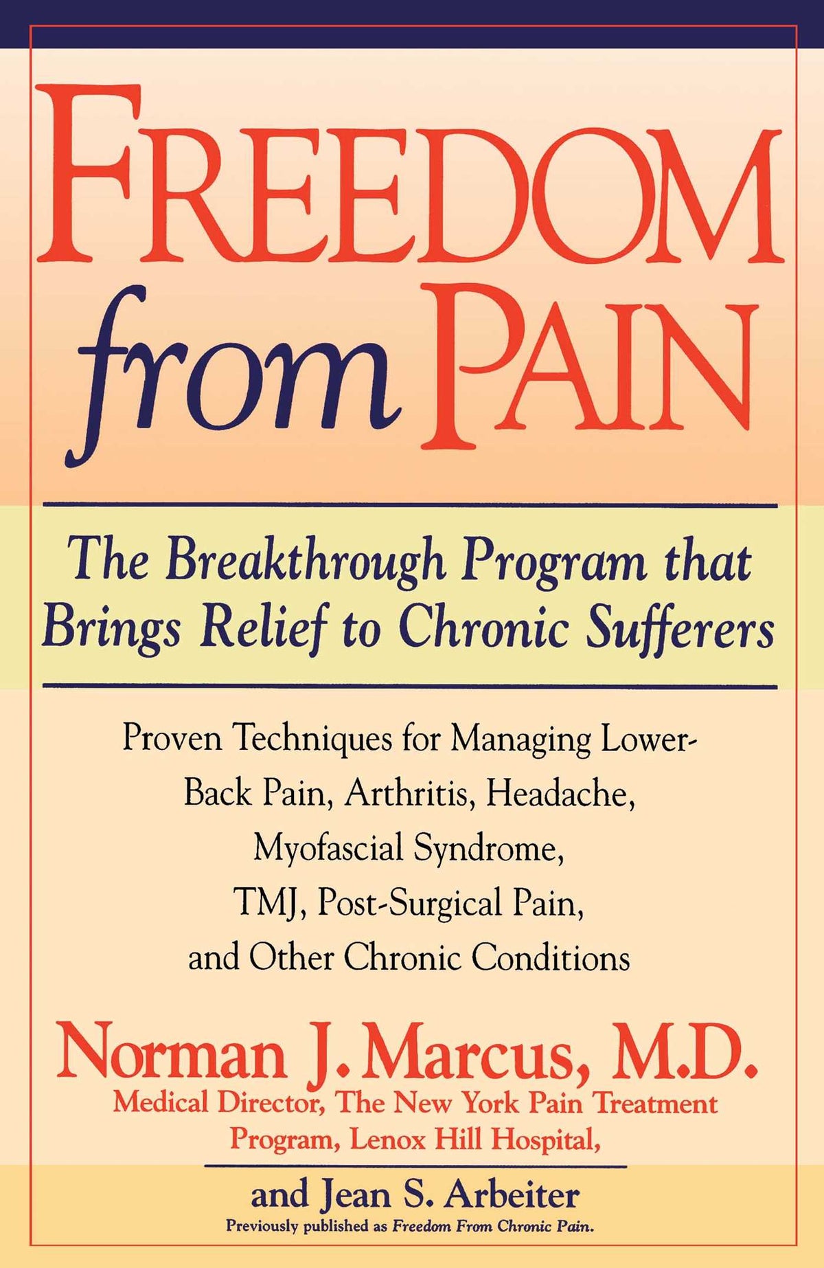Freedom from Chronic Pain