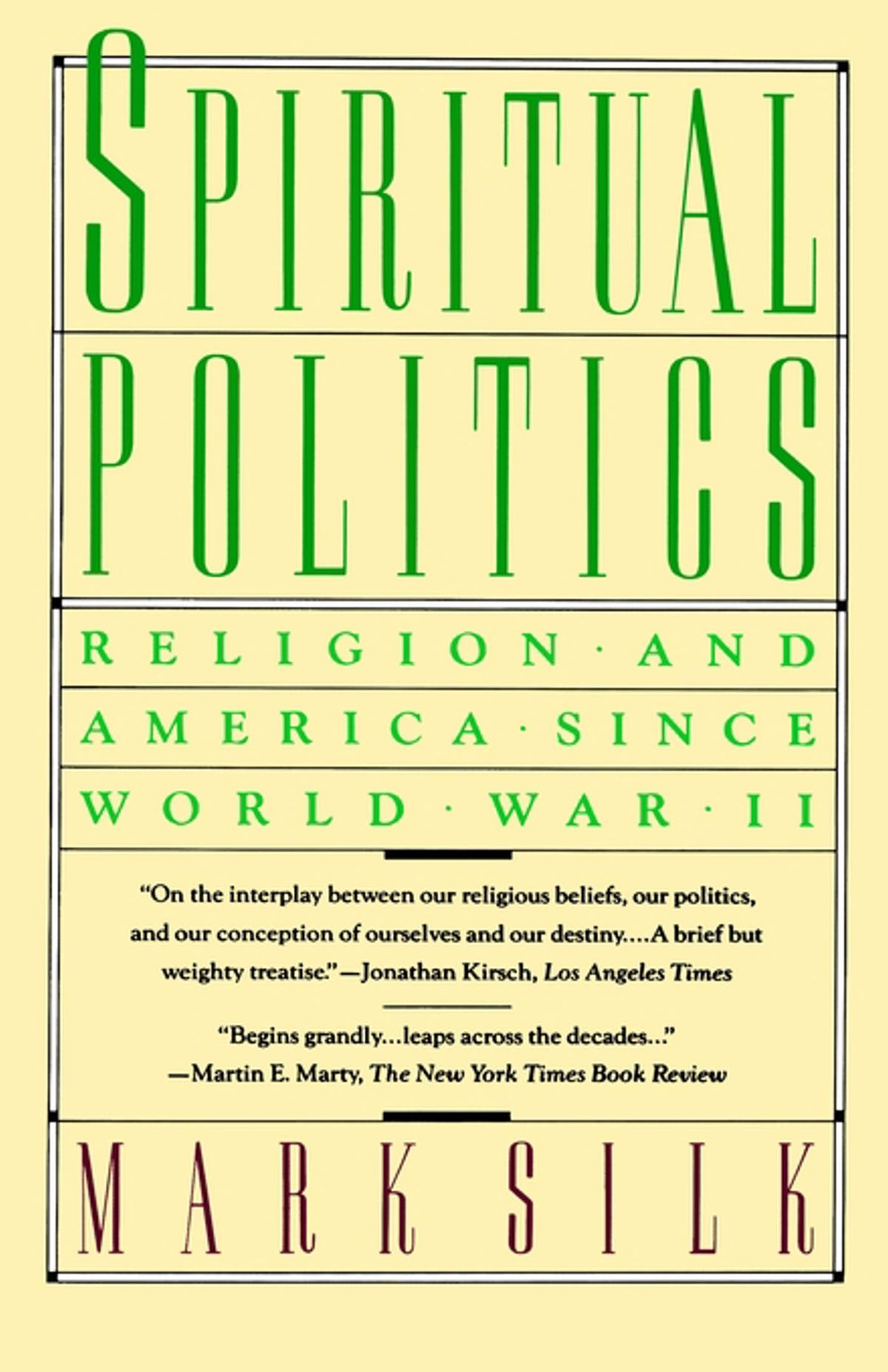 Spiritual Politics