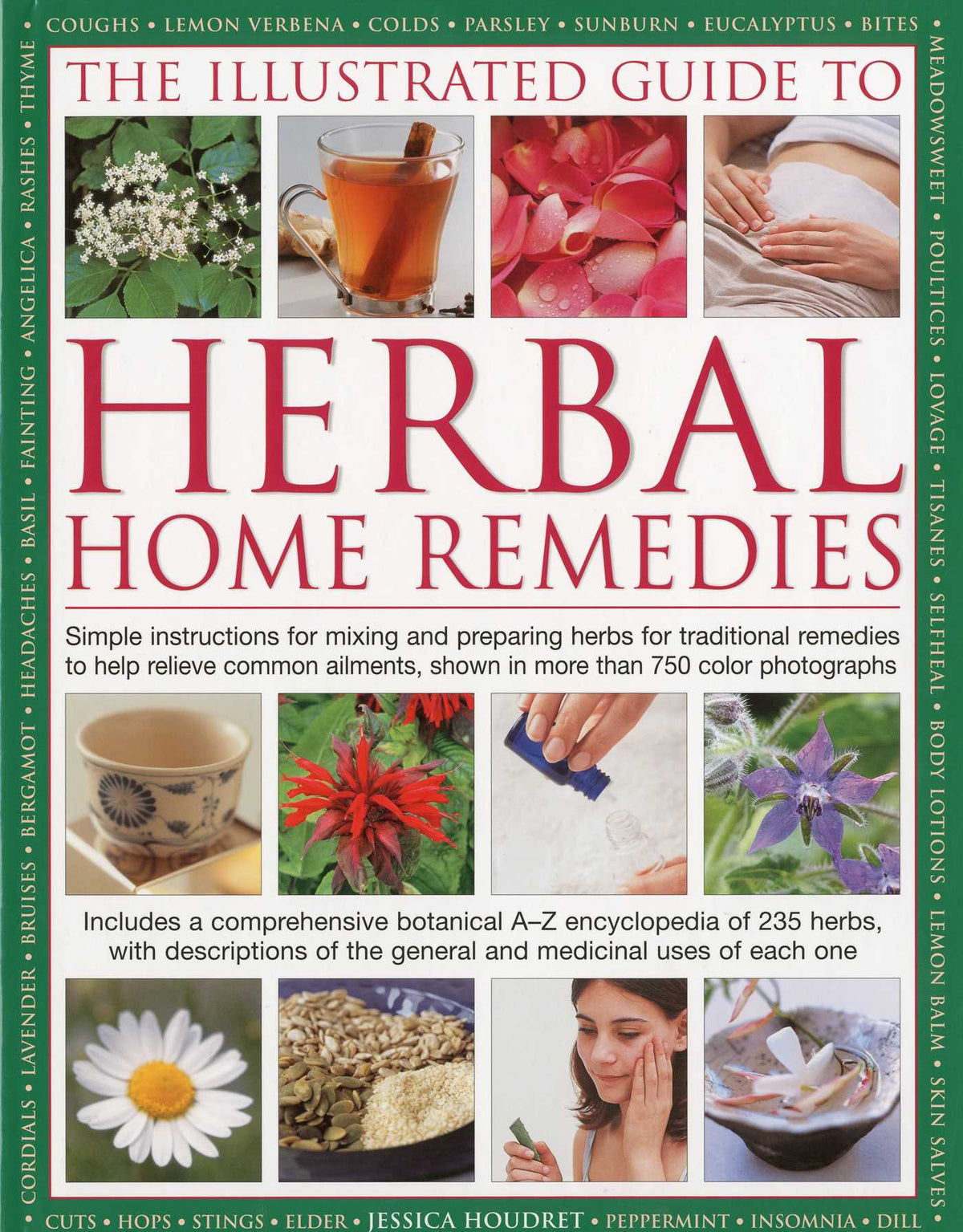 Illustrated Guide To Herbal Home Remedies: Simple instructions for mixing and preparing herbs for traditional remedies to help relieve common ailments, shown in more than 750 color photographs