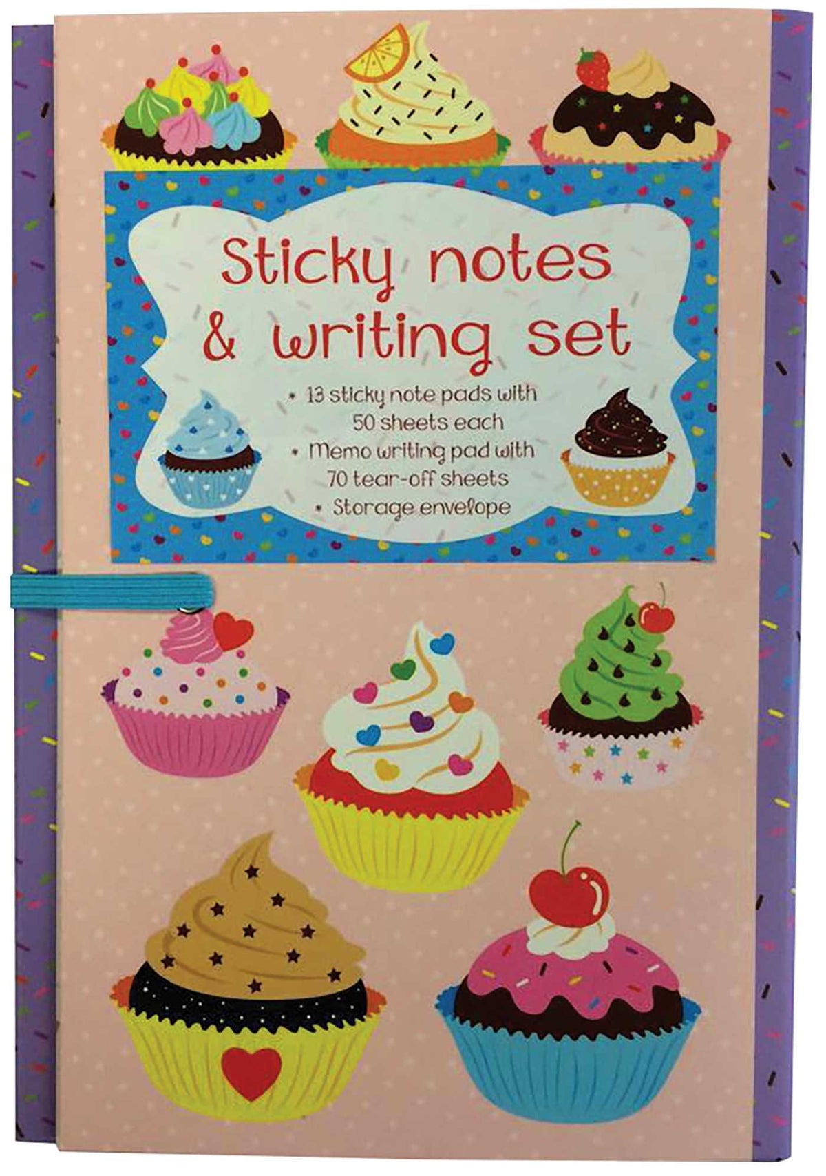 Sticky Notes and Writing Set: Cupcakes