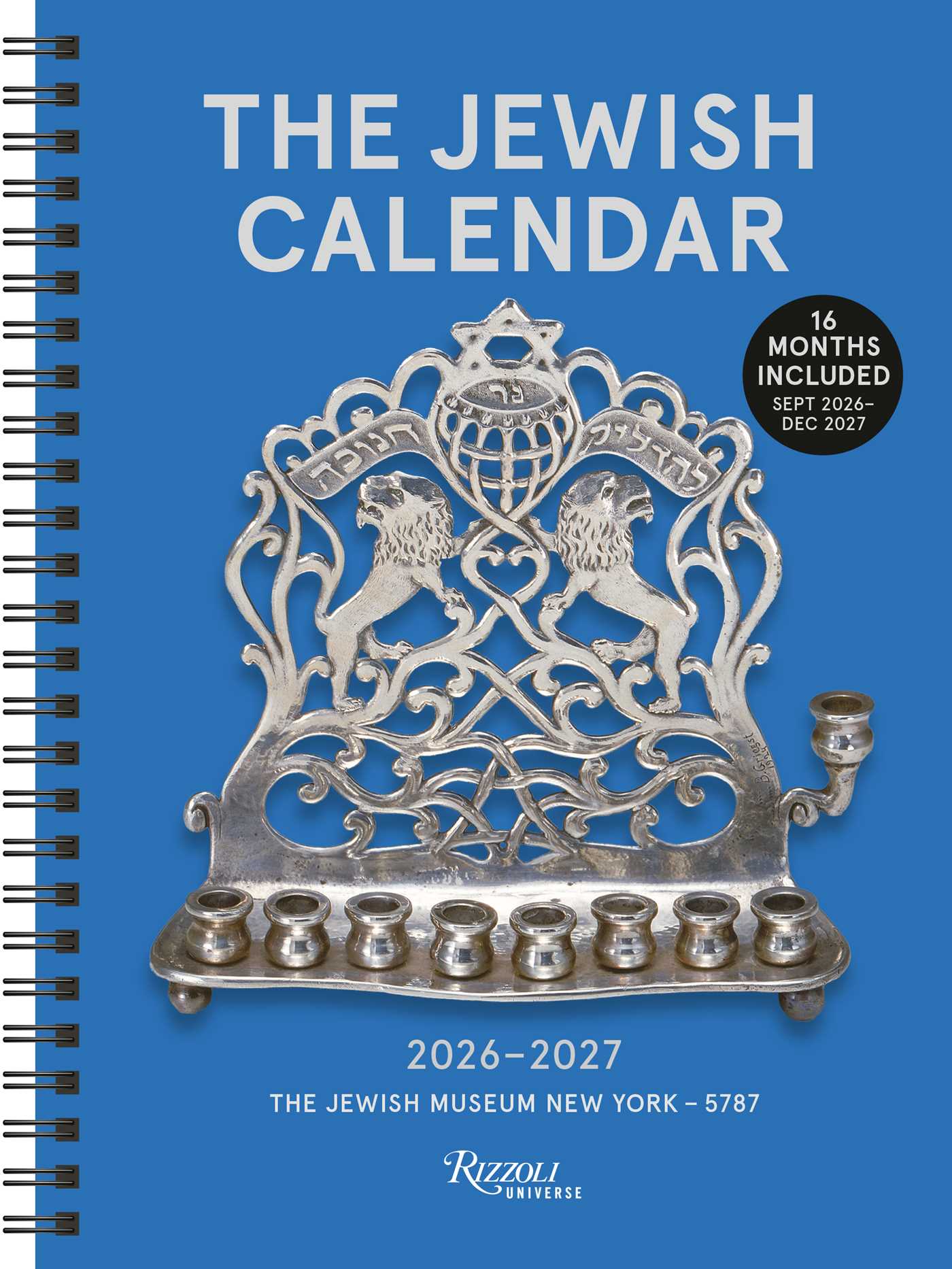 Jewish Calendar 2026–2027 (5787) 16-Month Planner