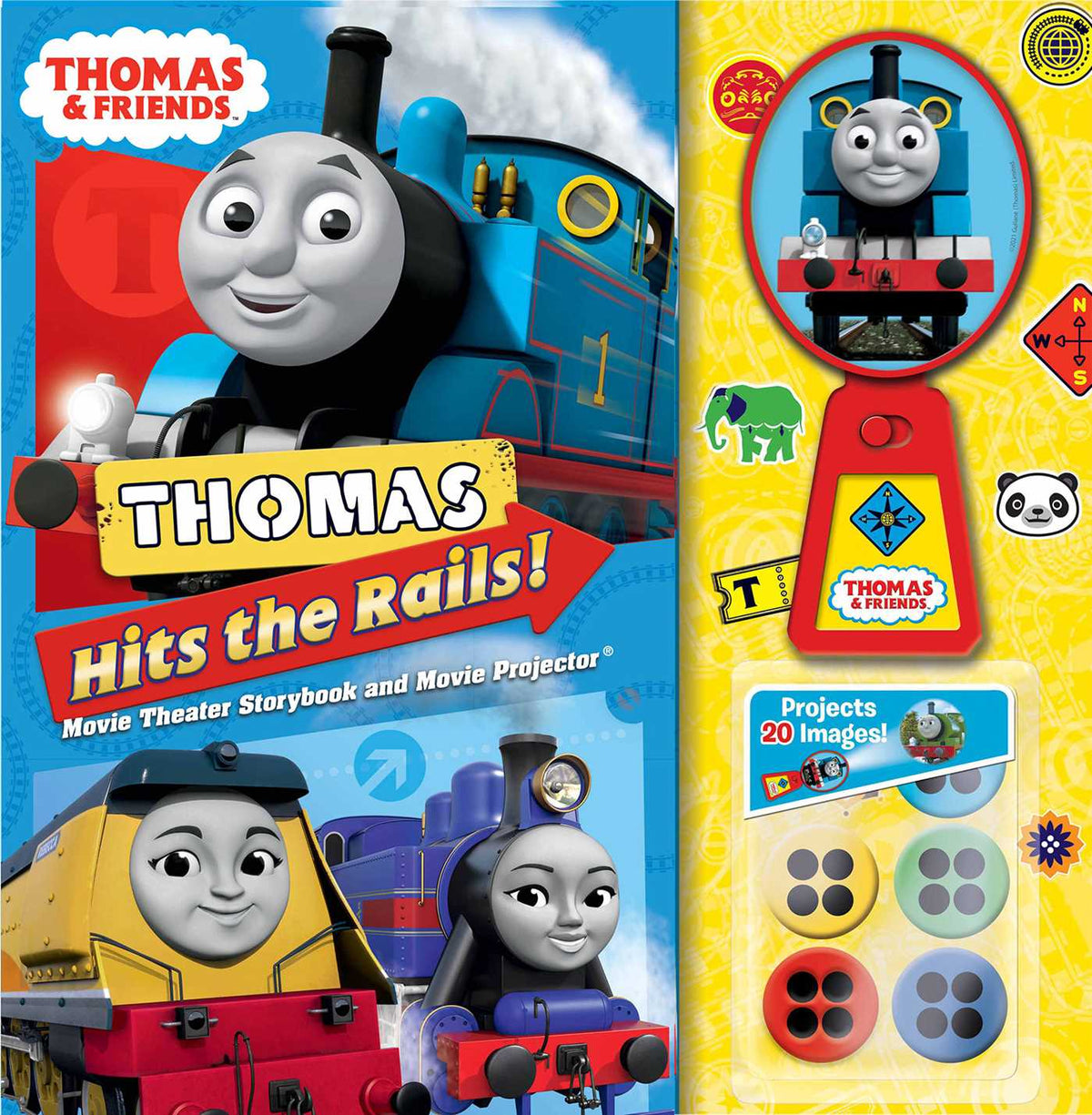 Thomas and Friends: Thomas Hits the Rails! Movie Theater Storybook & Movie Projector