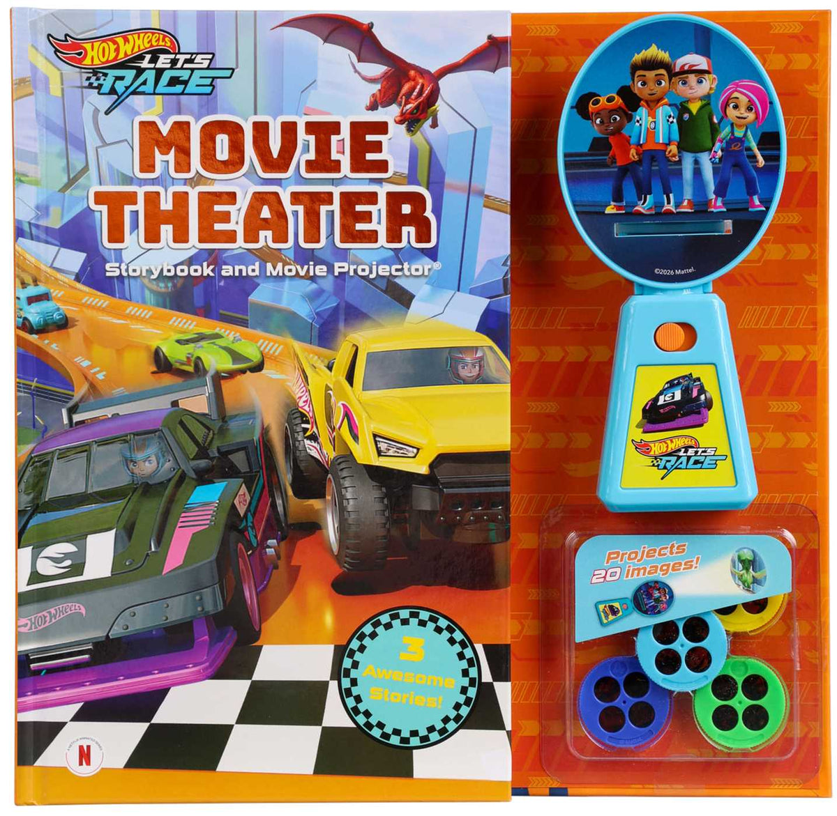 Hot Wheels: Let's Race! Movie Theater Storybook