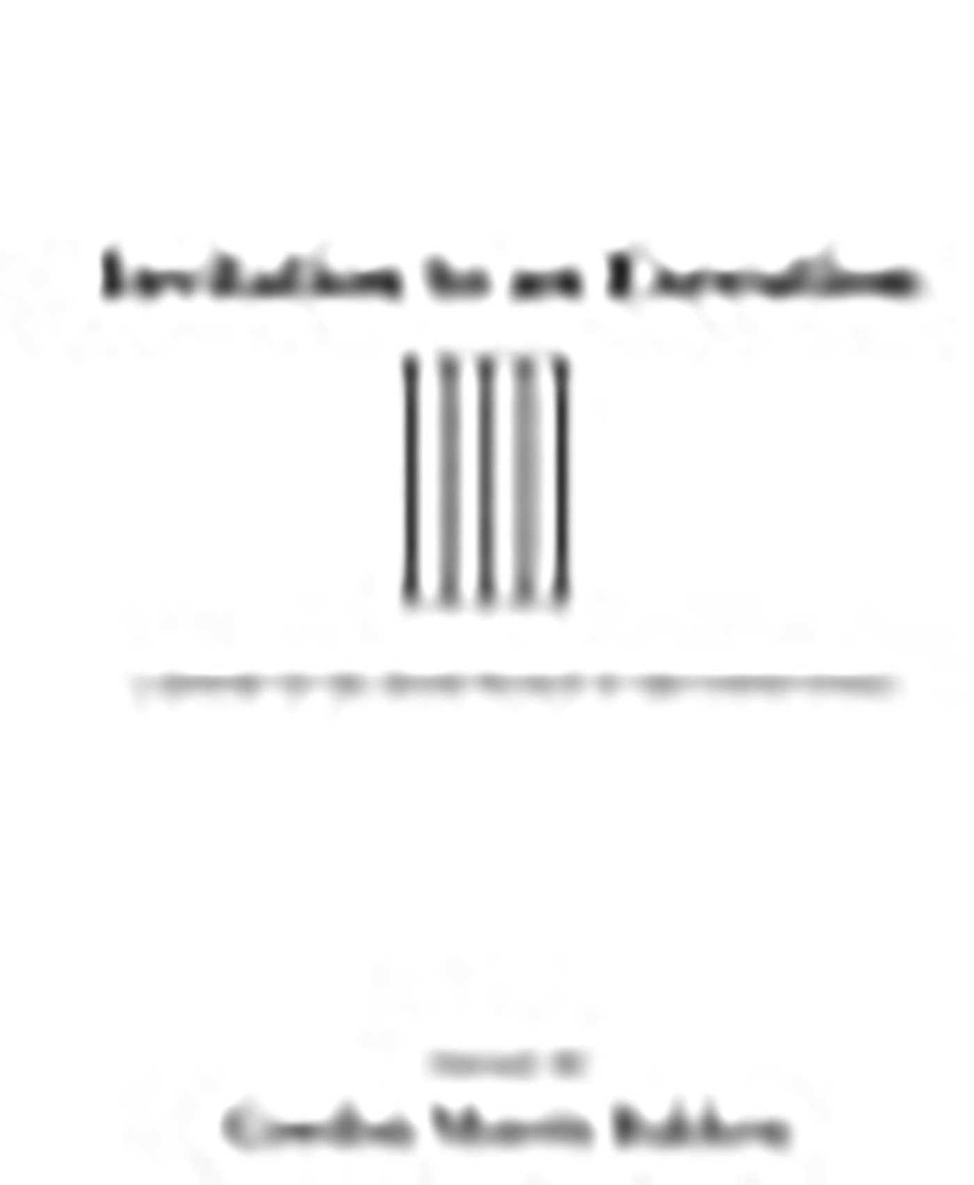 Invitation to an Execution
