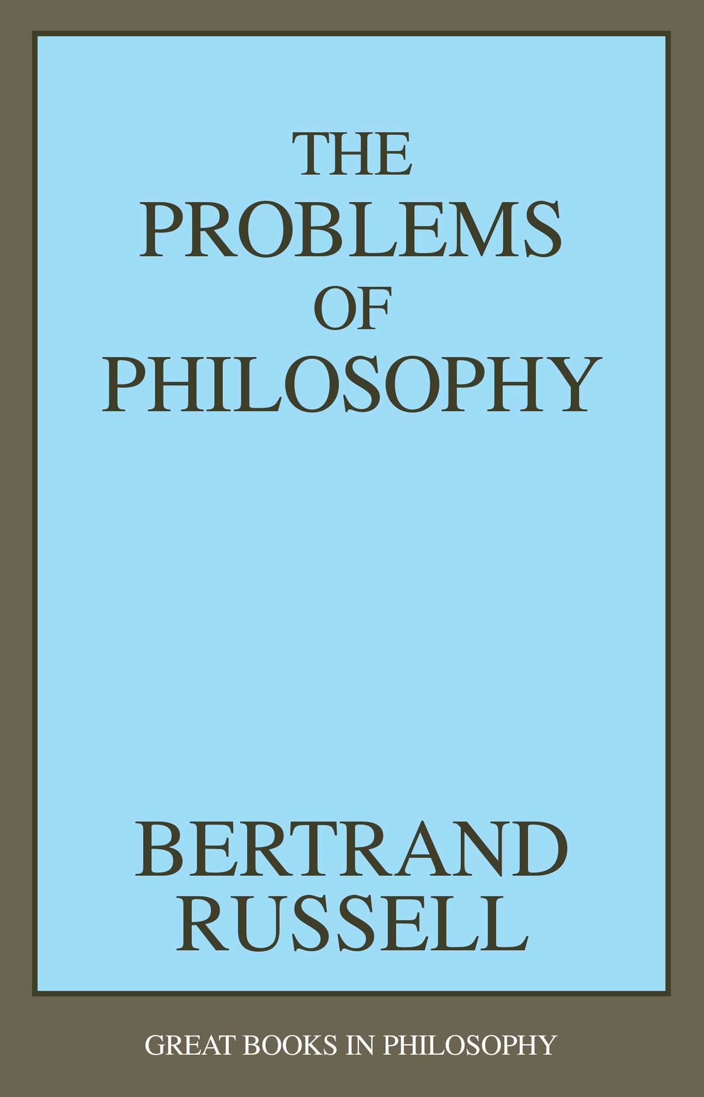 Problems of Philosophy