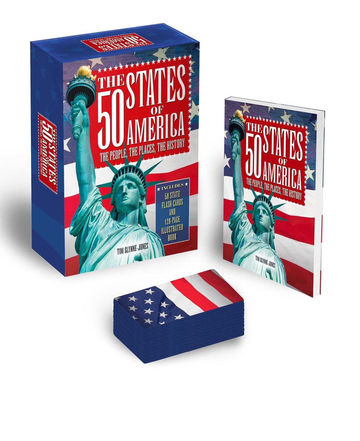 50 States of America Book & Card Deck: The People, The Places, The History
