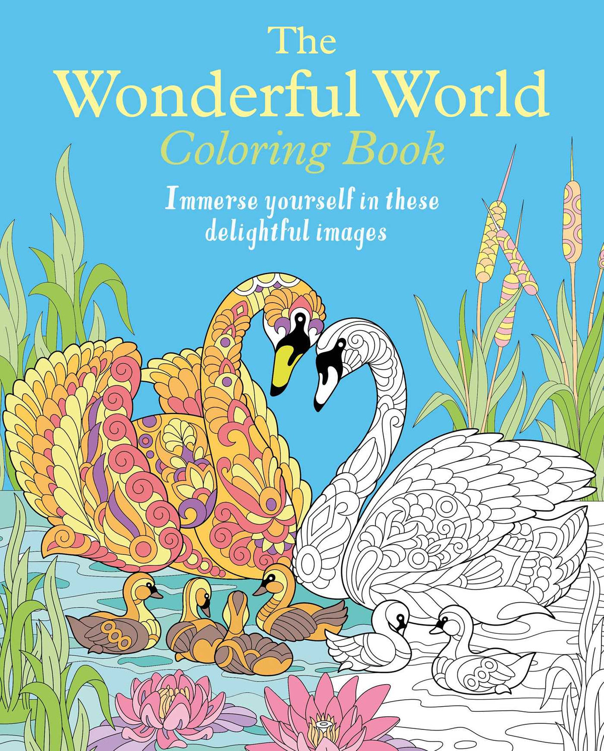 Wonderful World Coloring Book: Immerse Yourself in these Delightful Images