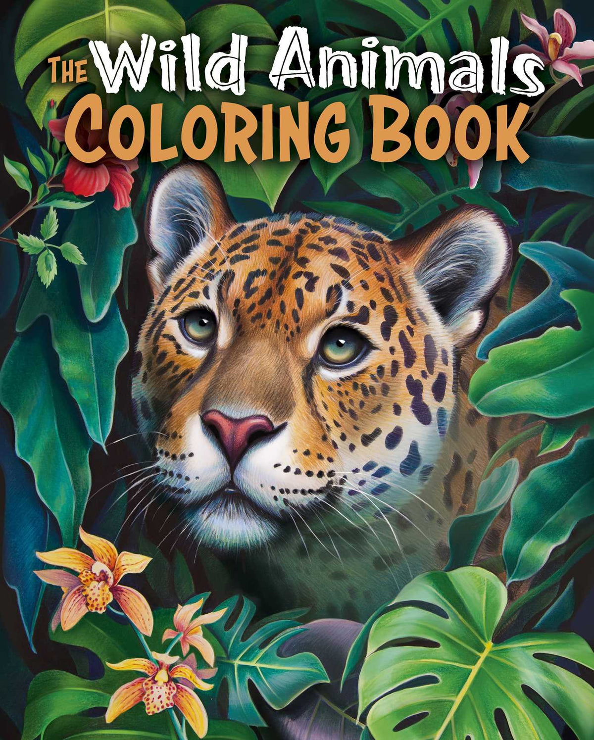 Wild Animals Coloring Book: Over 45 Images to Color
