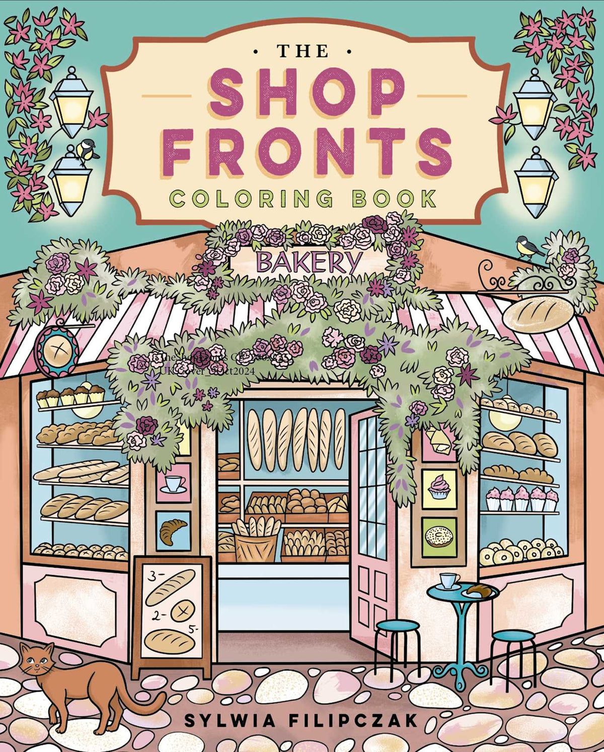 Shop Fronts Coloring Book