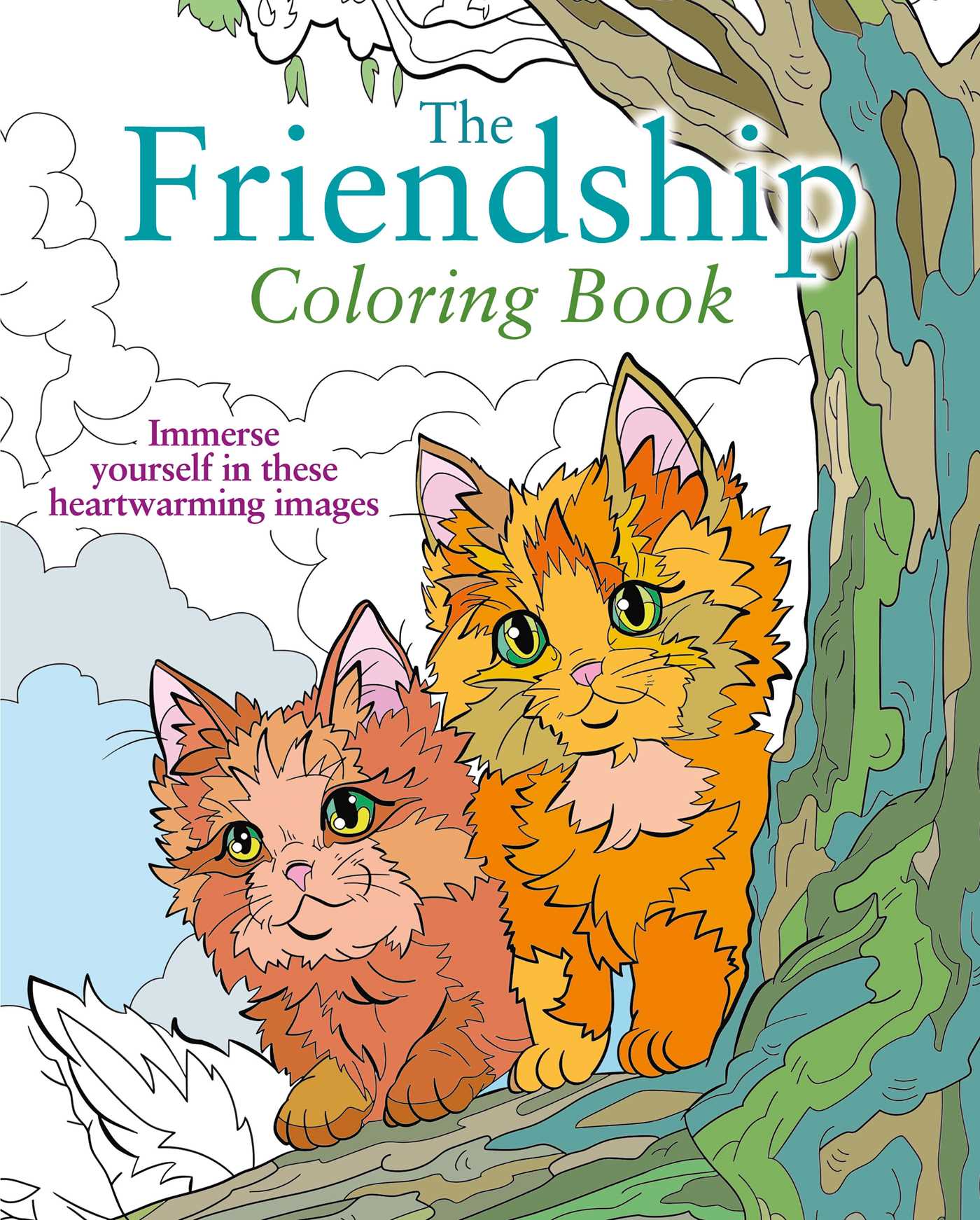 Friendship Coloring Book: Immerse yourself in these heartwarming images