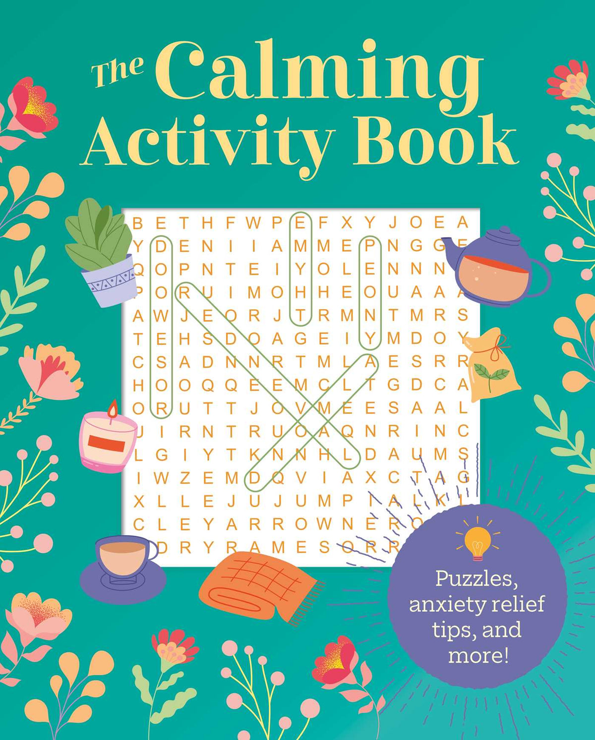 Calming Activity Book: Puzzles, Anxiety Relief Tips, and More!