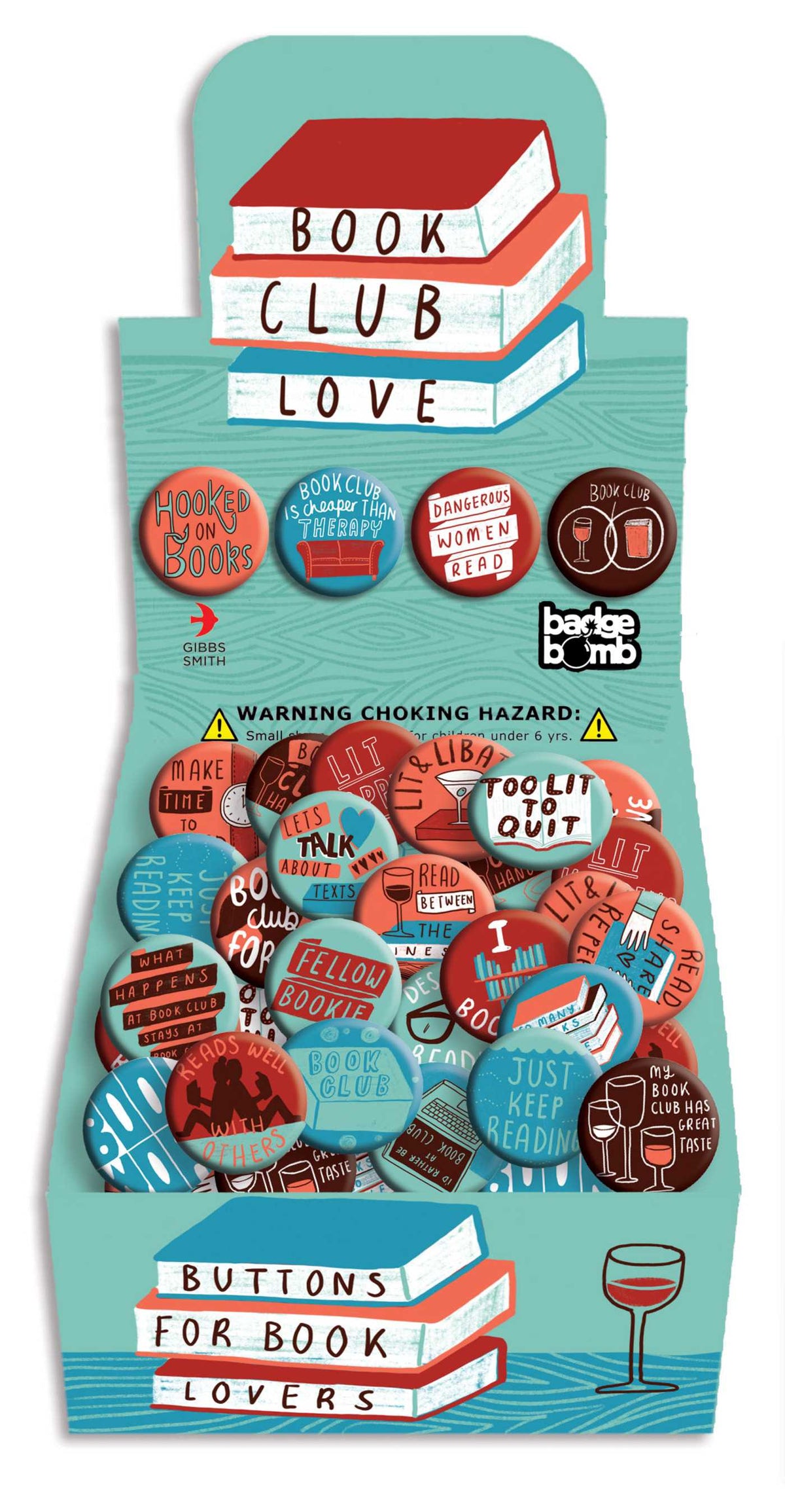 Book Club Love Button Box