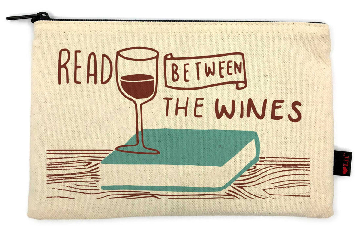 Read Between the Wines Pencil Pouch