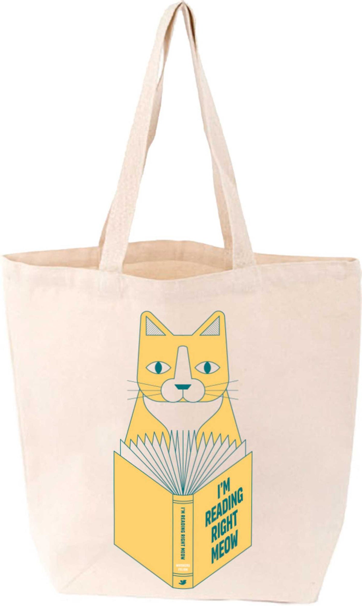 I'm Reading Right Meow Tote