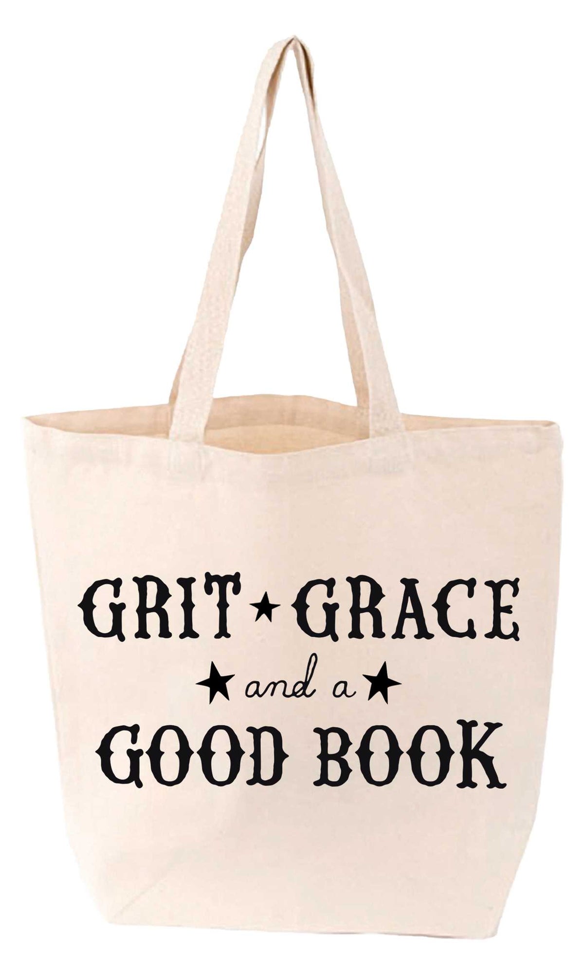 Grit, Grace, and a Good Book Tote