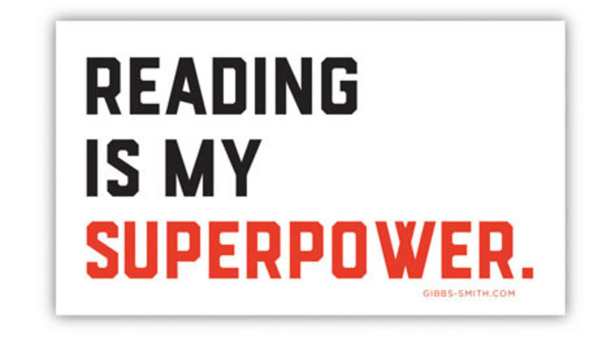 Reading Is My Superpower Sticker (Pack of 6)