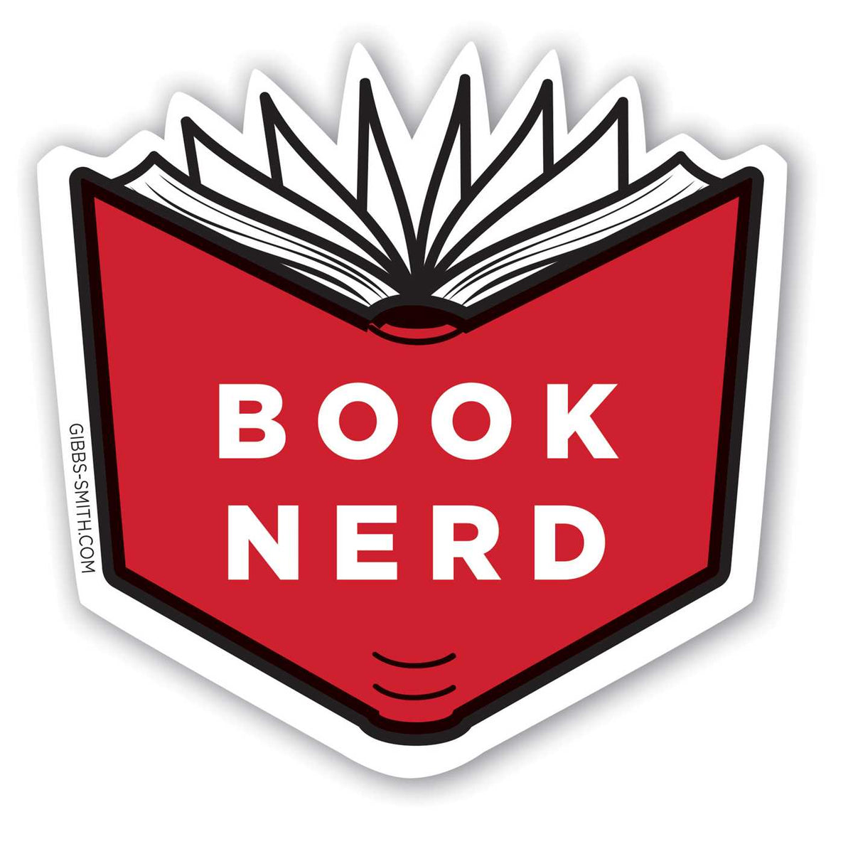 Red Book Nerd Sticker (Pack of 6)