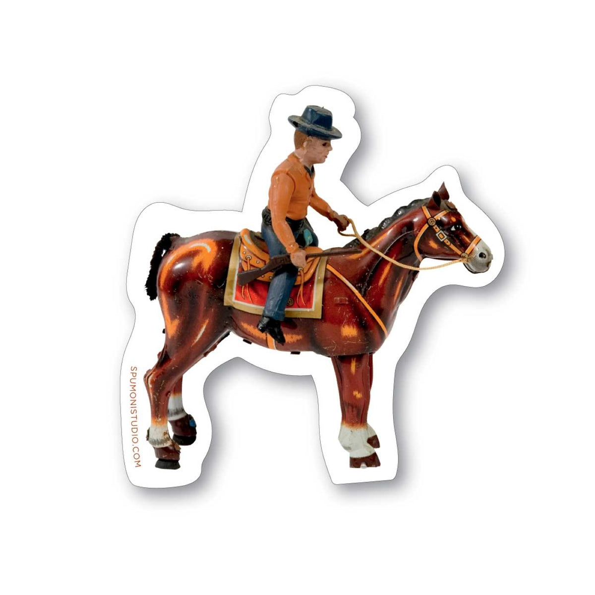 Horsin' Around Cowboy Sticker (Pack of 6)
