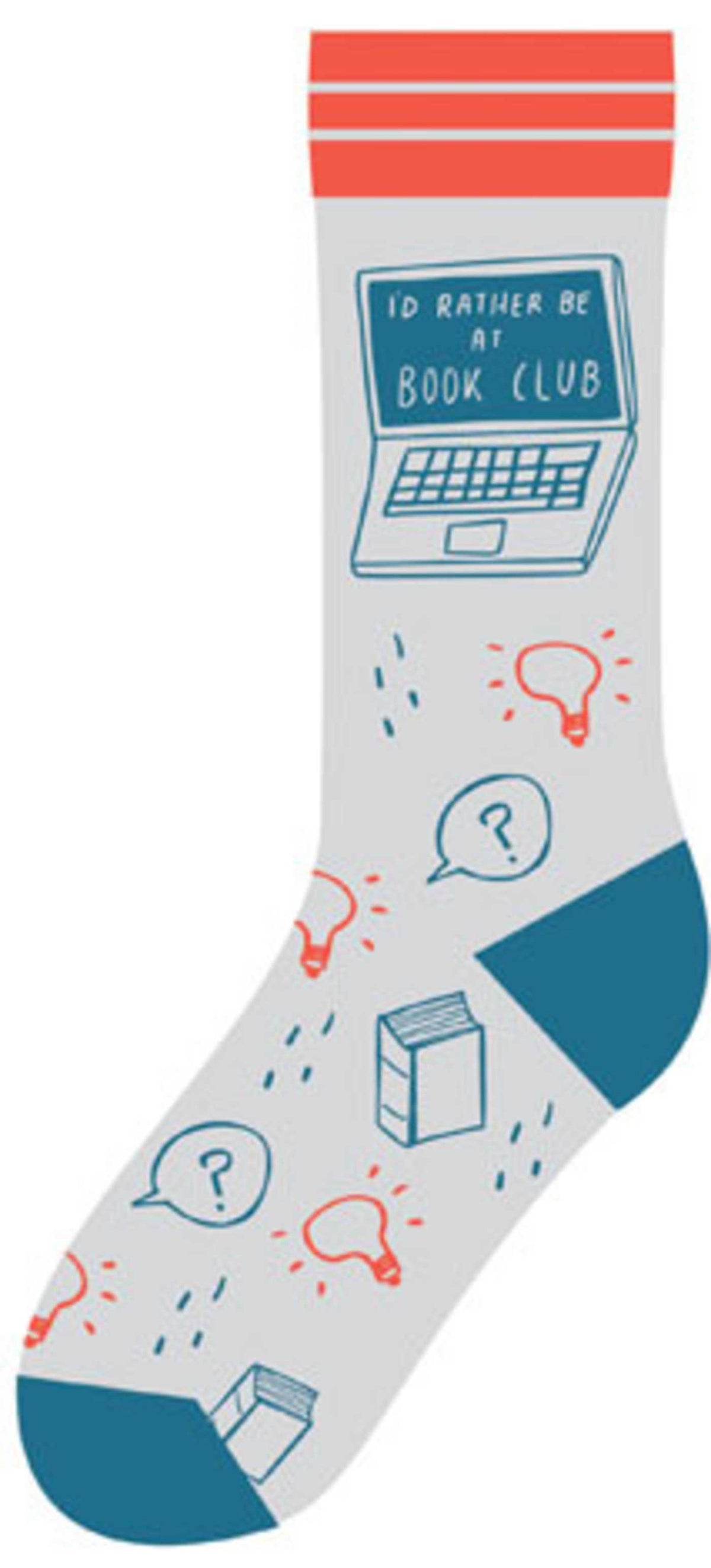 I'd Rather Be at Book Club Socks (Pack of 6)