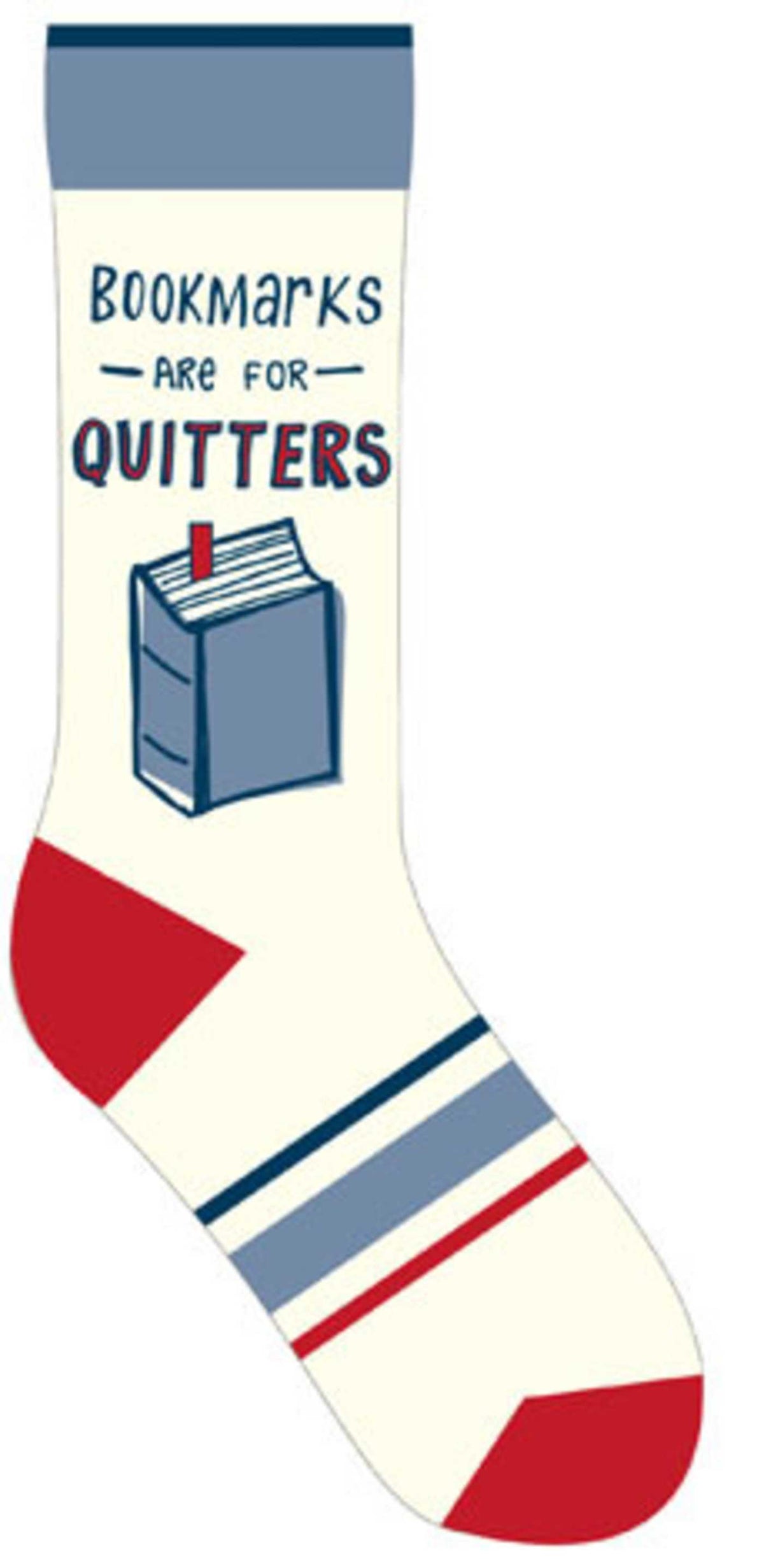 Bookmarks Are for Quitters Socks (Pack of 6)