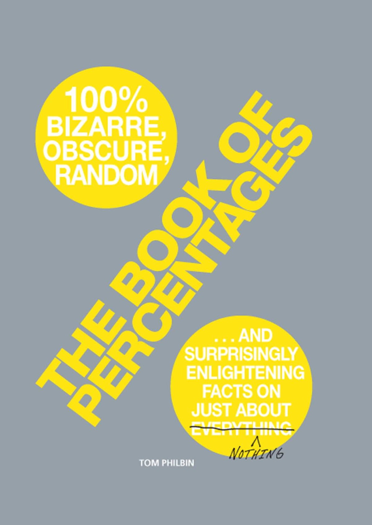 Book of Percentages: Over 500 bizarre, obscure, random, surprising, and 100% enlightening facts on just about everything nothing