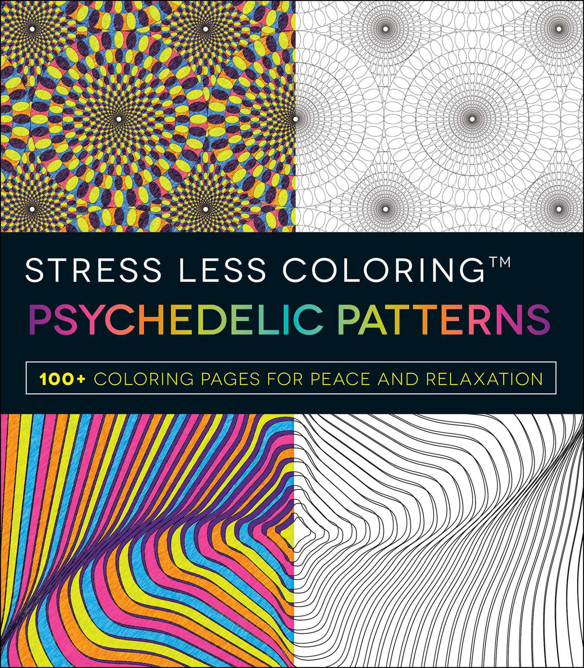 Stress Less Coloring - Psychedelic Patterns
