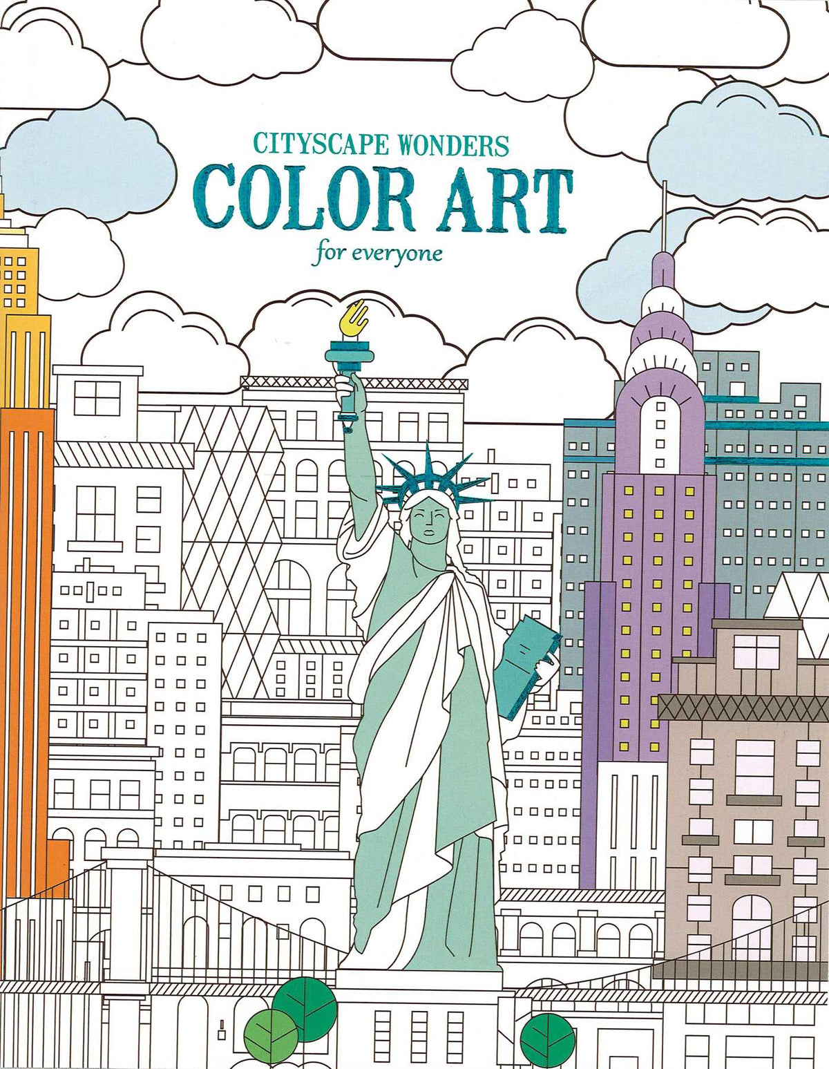 Cityscape Wonders Color Art for Everyone