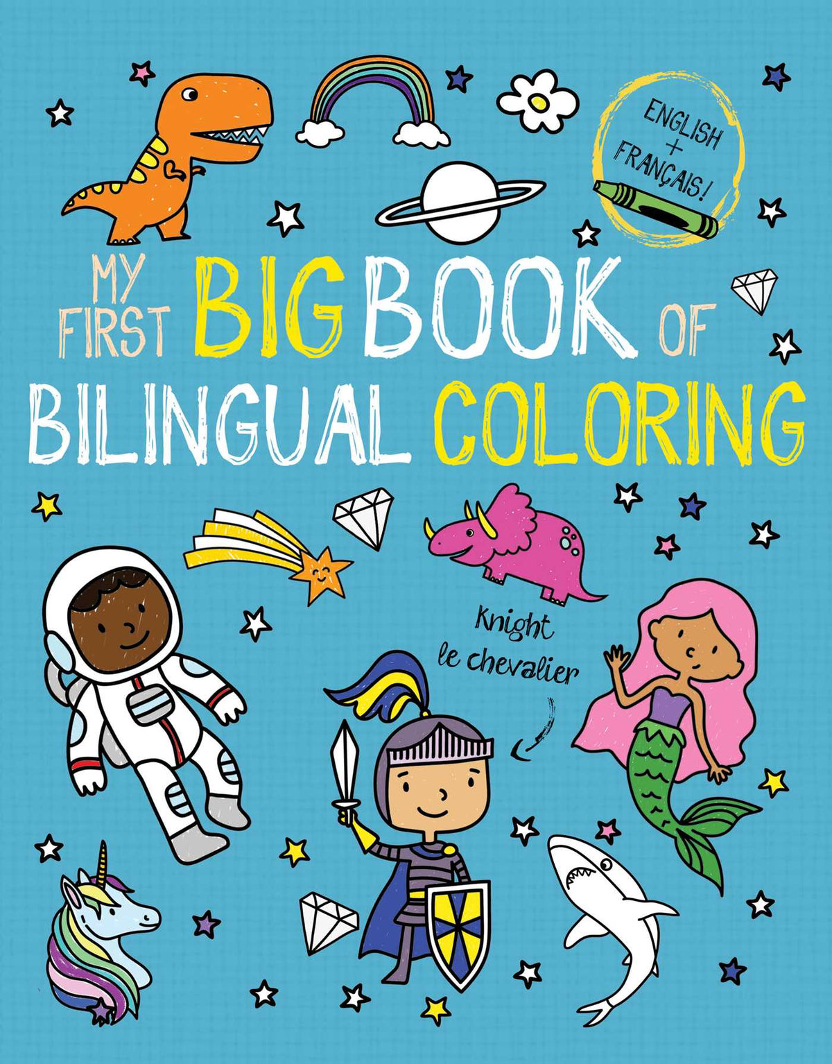 My First Big Book of Bilingual Coloring French