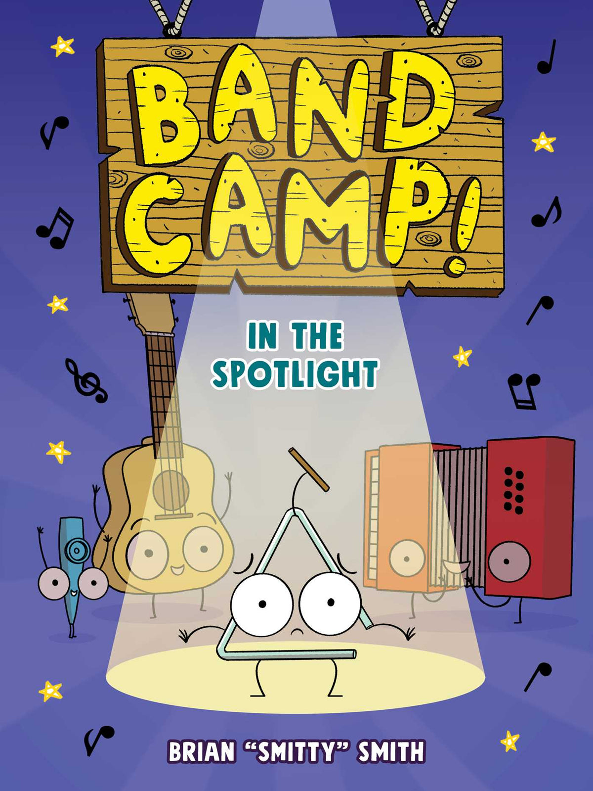 Band Camp! 3: In the Spotlight (Band Camp! #3)(A Funny, Musical Graphic Novel Series about Summer Adventures and Making New Friends for Kids Ages 6-9)