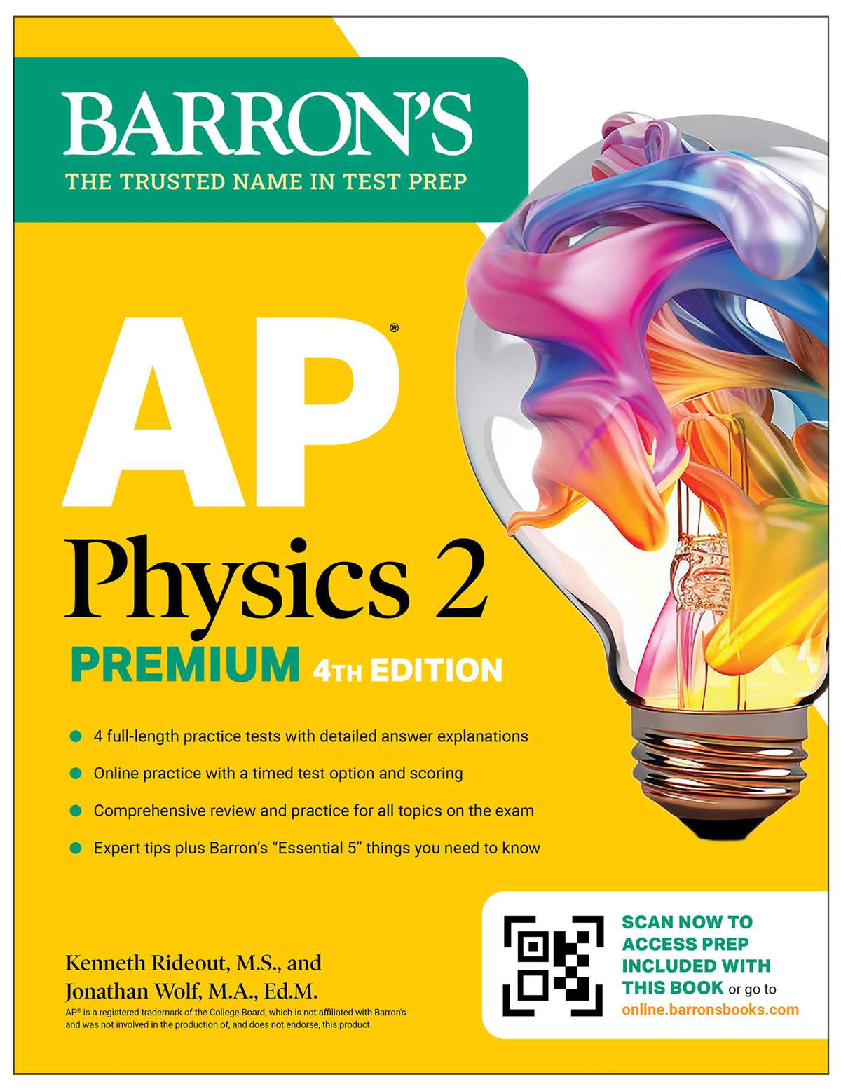 AP Physics 2 Premium, Fourth Edition: Prep Book with 4 Practice Tests + Comprehensive Review + Online Practice (2026)