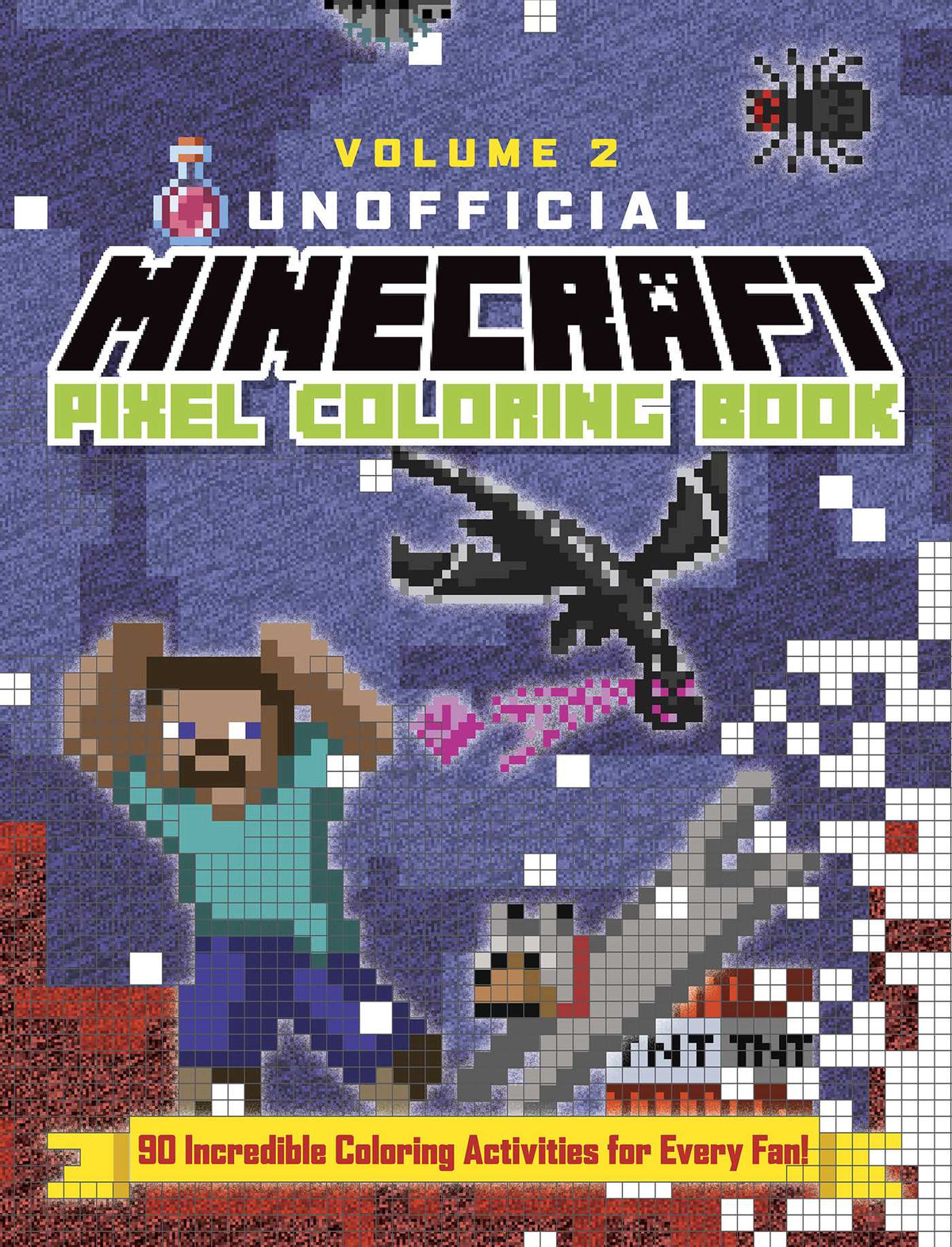 Unofficial Minecraft Pixel Coloring Book: Volume 2