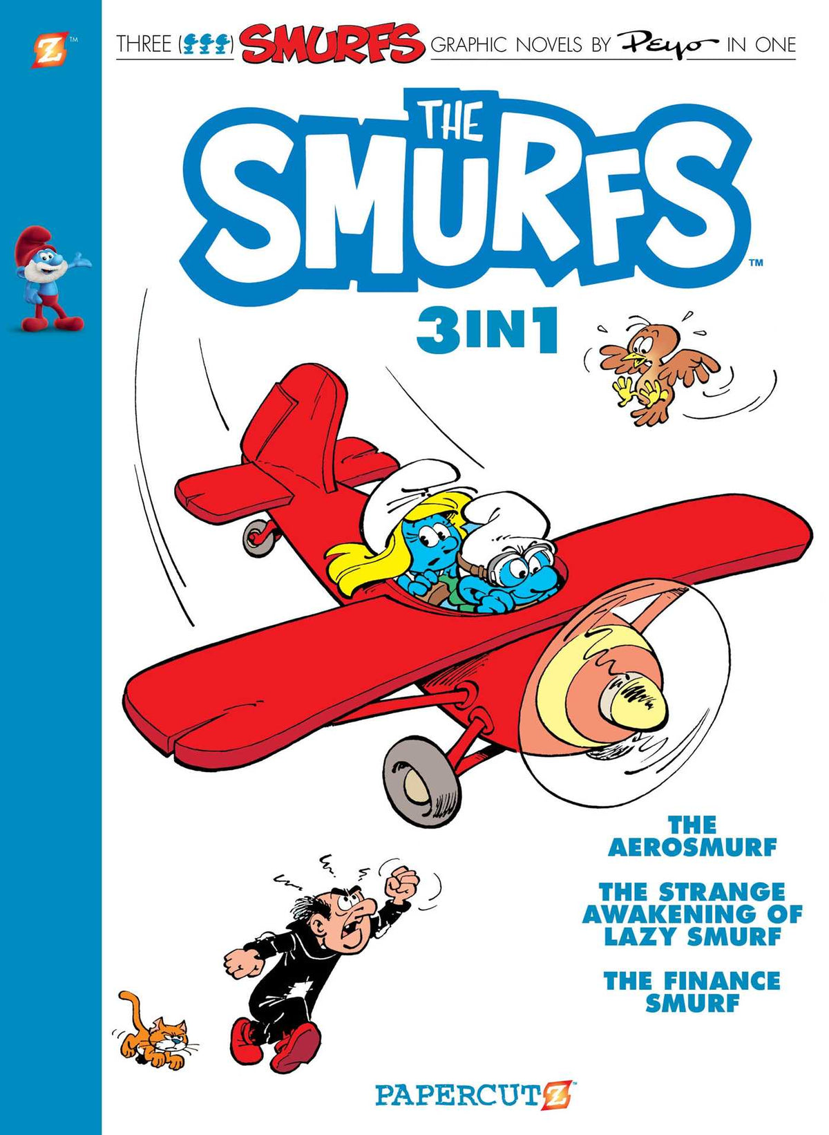 Smurfs 3-in-1 Vol. 6: Collecting "The Aerosmurf," "The Strange Awakening of Lazy Smurf," and "The Finance Smurf