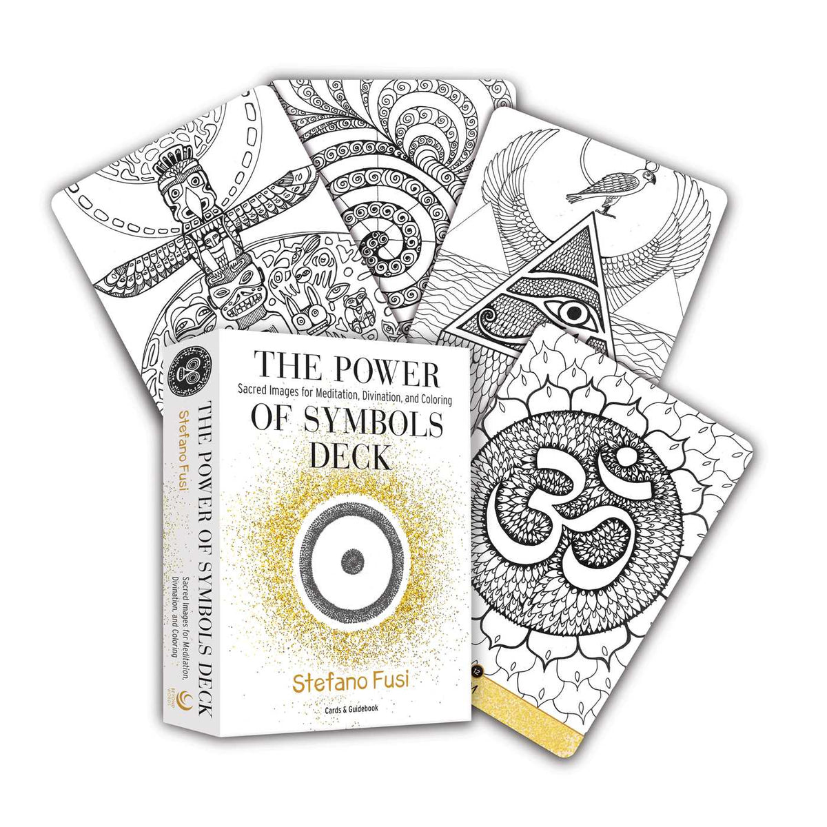Power of Symbols Deck: Sacred Images for Meditation, Divination, and Coloring (A 41-Card Deck & Guidebook)