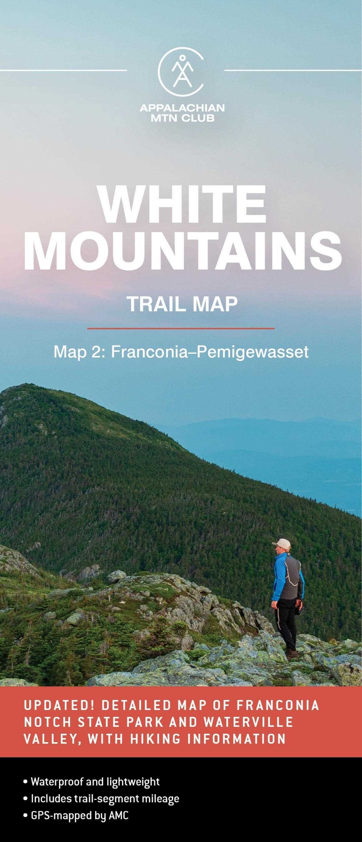 AMC White Mountains Trail Map 2: Franconia–Pemigewasset