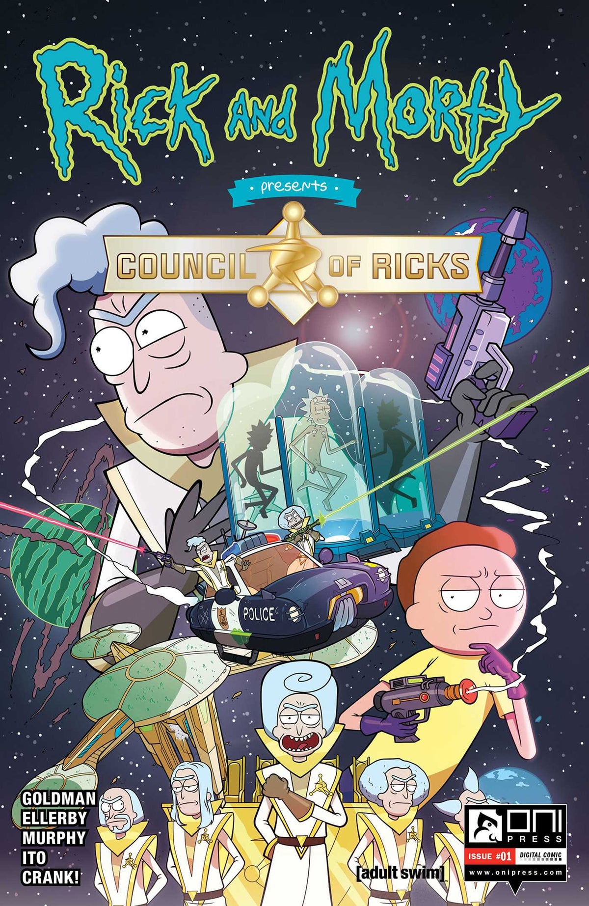 Rick and Morty Presents: Council of Ricks #1