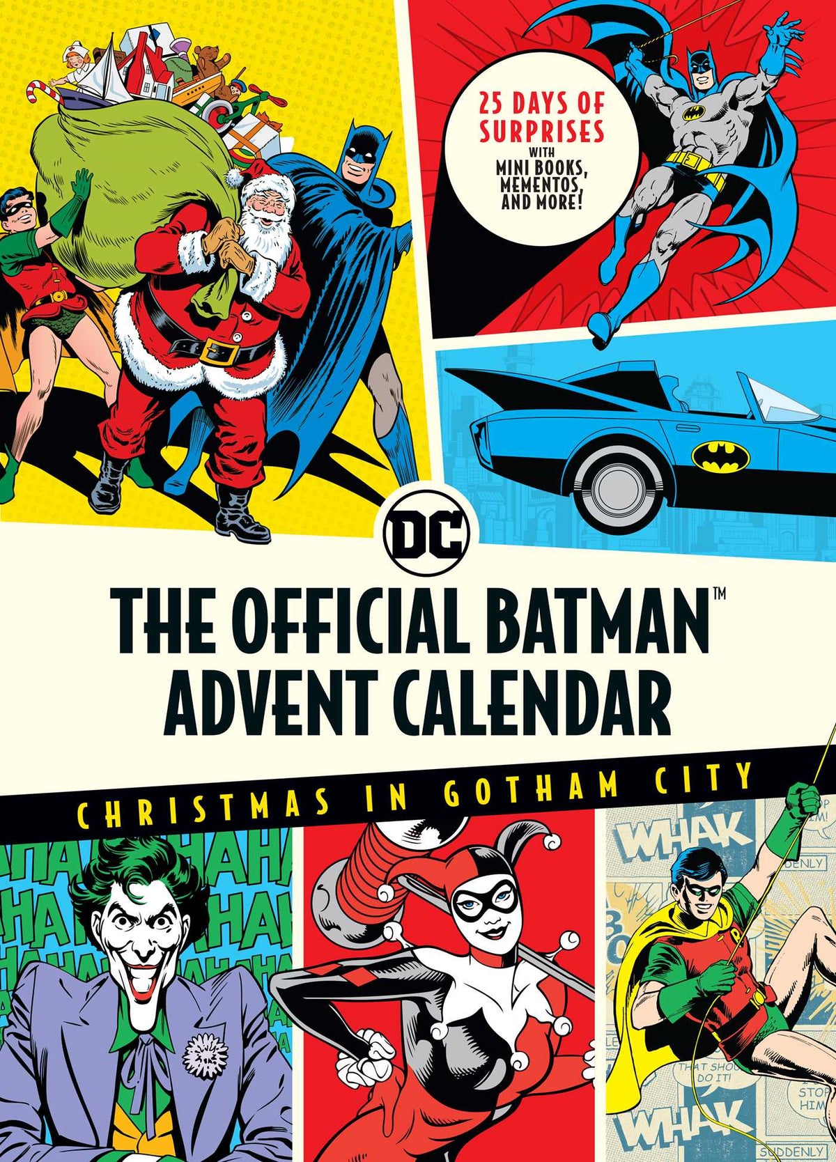 Official Batman™ Advent Calendar: Christmas in Gotham City: 25 Days of Surprises with Mini Books, Mementos, and More! (Batman Books, Fun Holiday Advent Calendar, Super Hero)