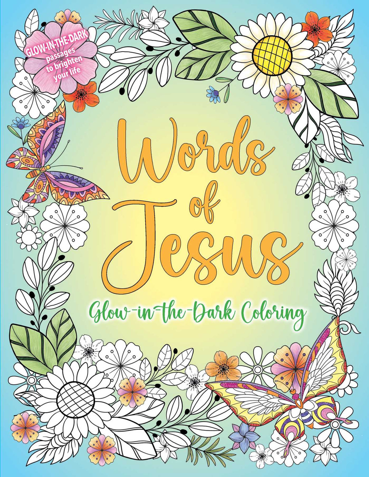 Words of Jesus Glow-in-the-Dark Coloring