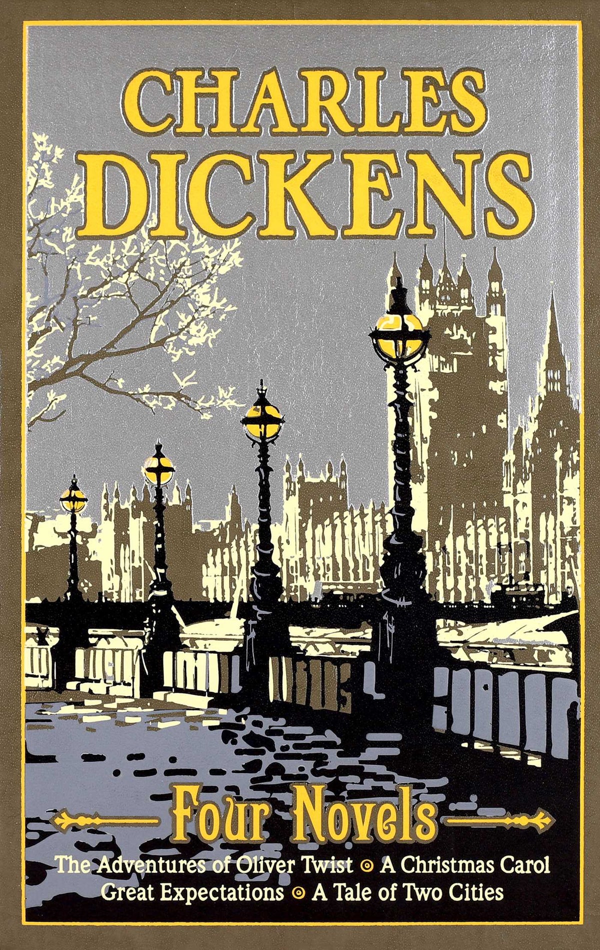 Charles Dickens Four Novels (Deluxe Leatherbound Edition)