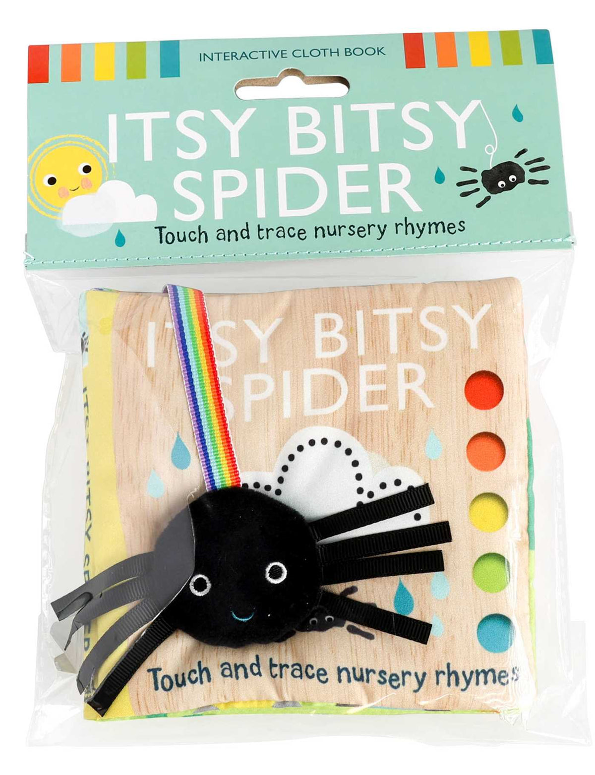 Touch and Trace Nursery Rhymes: Itsy Bitsy Spider Cloth Book