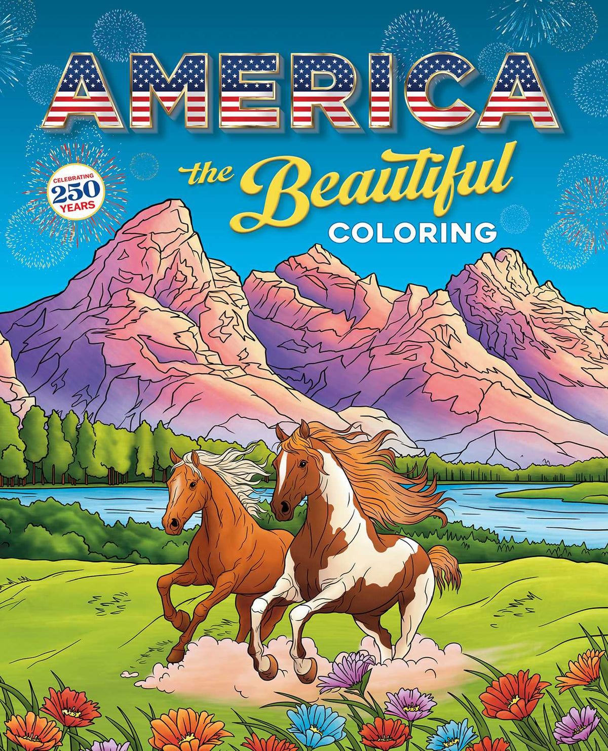 America the Beautiful Coloring