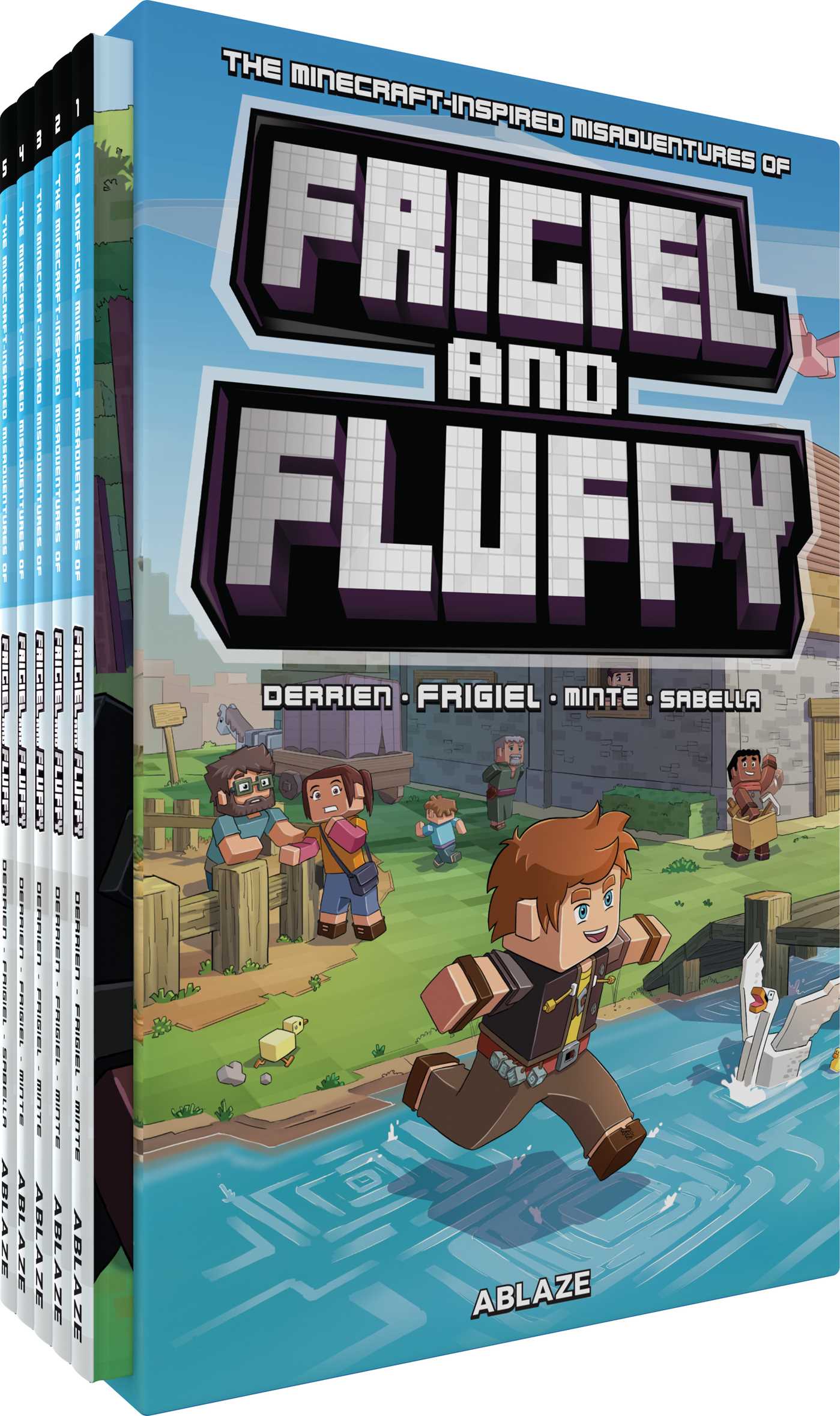 MINECRAFT-INSPIRED ADVENTURES OF FRIGIEL & FLUFFY VOL. 1-5 BOX SET