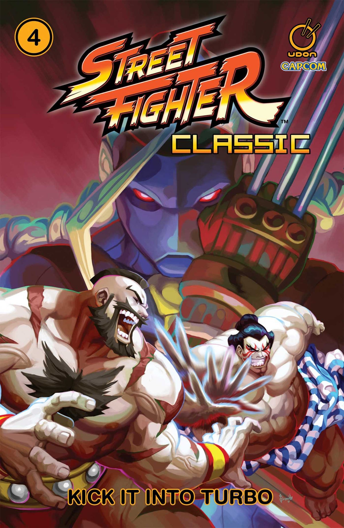 Street Fighter Classic Paperback Volume 4: Kick it into Turbo