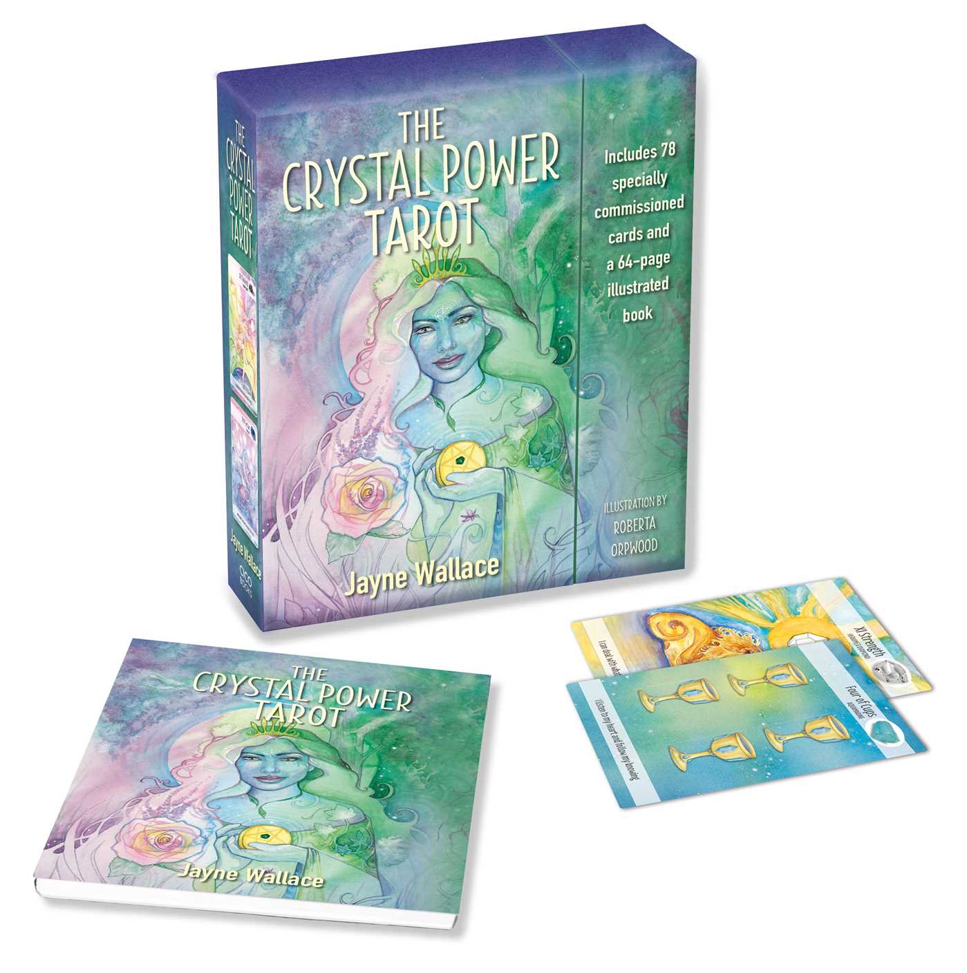 Crystal Power Tarot: Includes a full deck of 78 specially commissioned tarot cards and a 64-page illustrated book