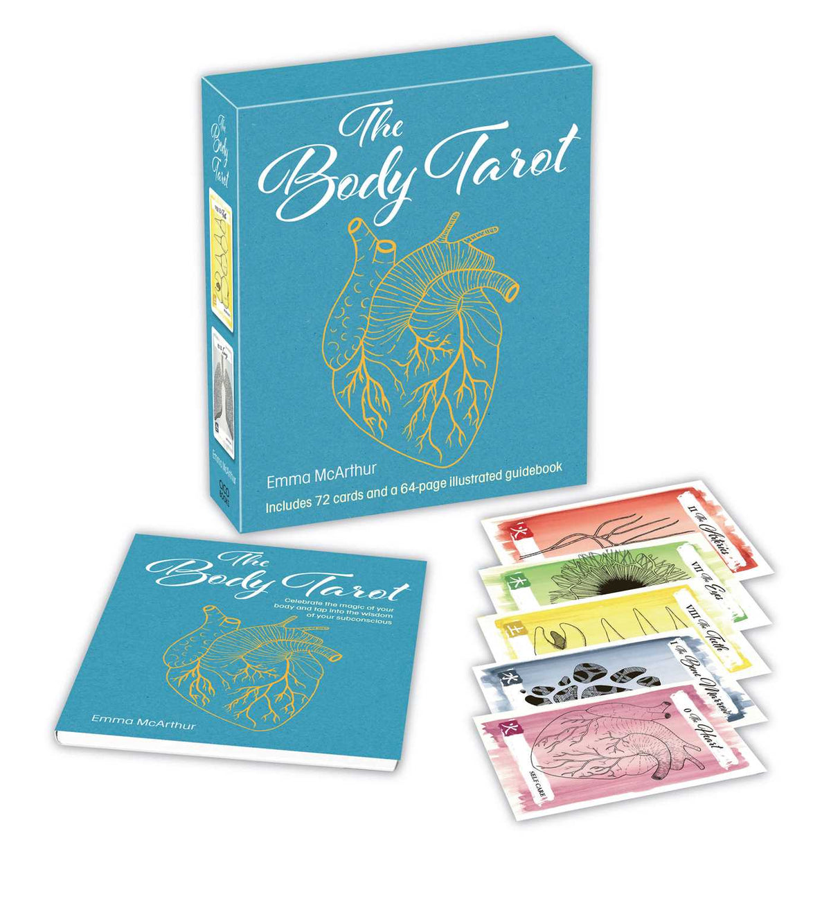 Body Tarot: Includes 72 cards and a 64-page illustrated guidebook
