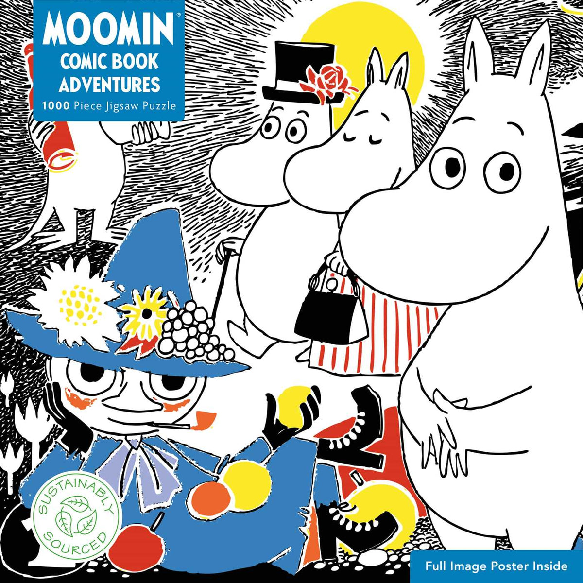 Adult Sustainable Jigsaw Puzzle: Moomin: Comic Strip, Book One