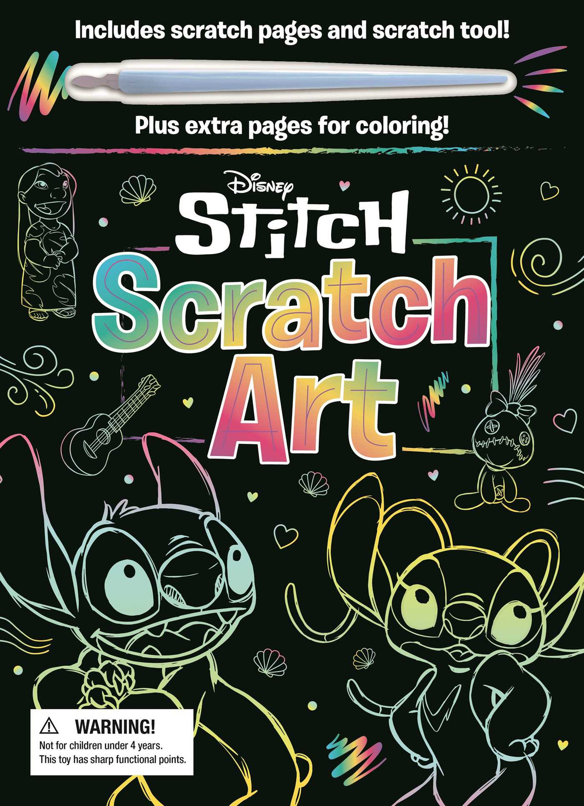 Disney Stitch: Scratch Art