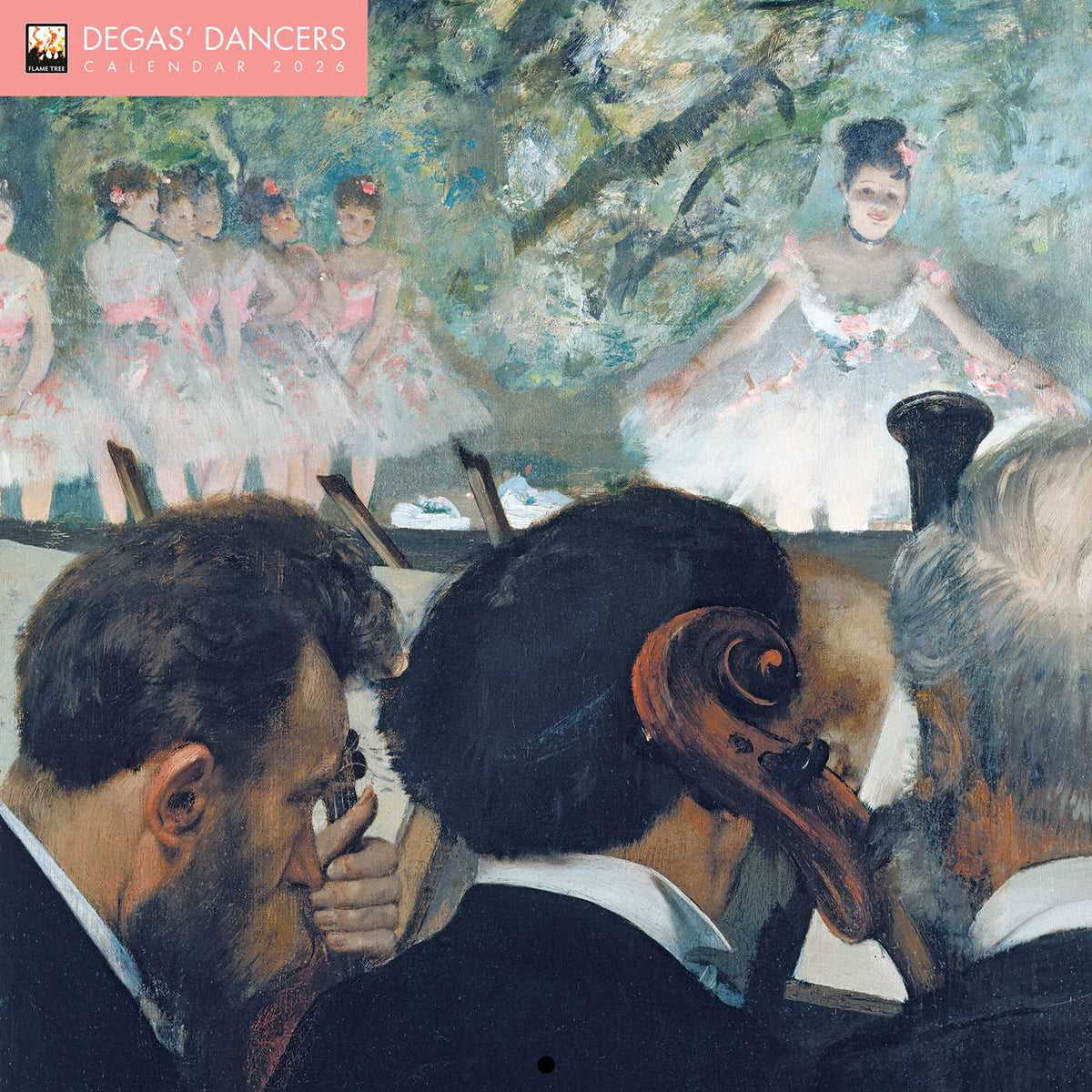 Degas' Dancers Wall Calendar 2026 (Art Calendar)
