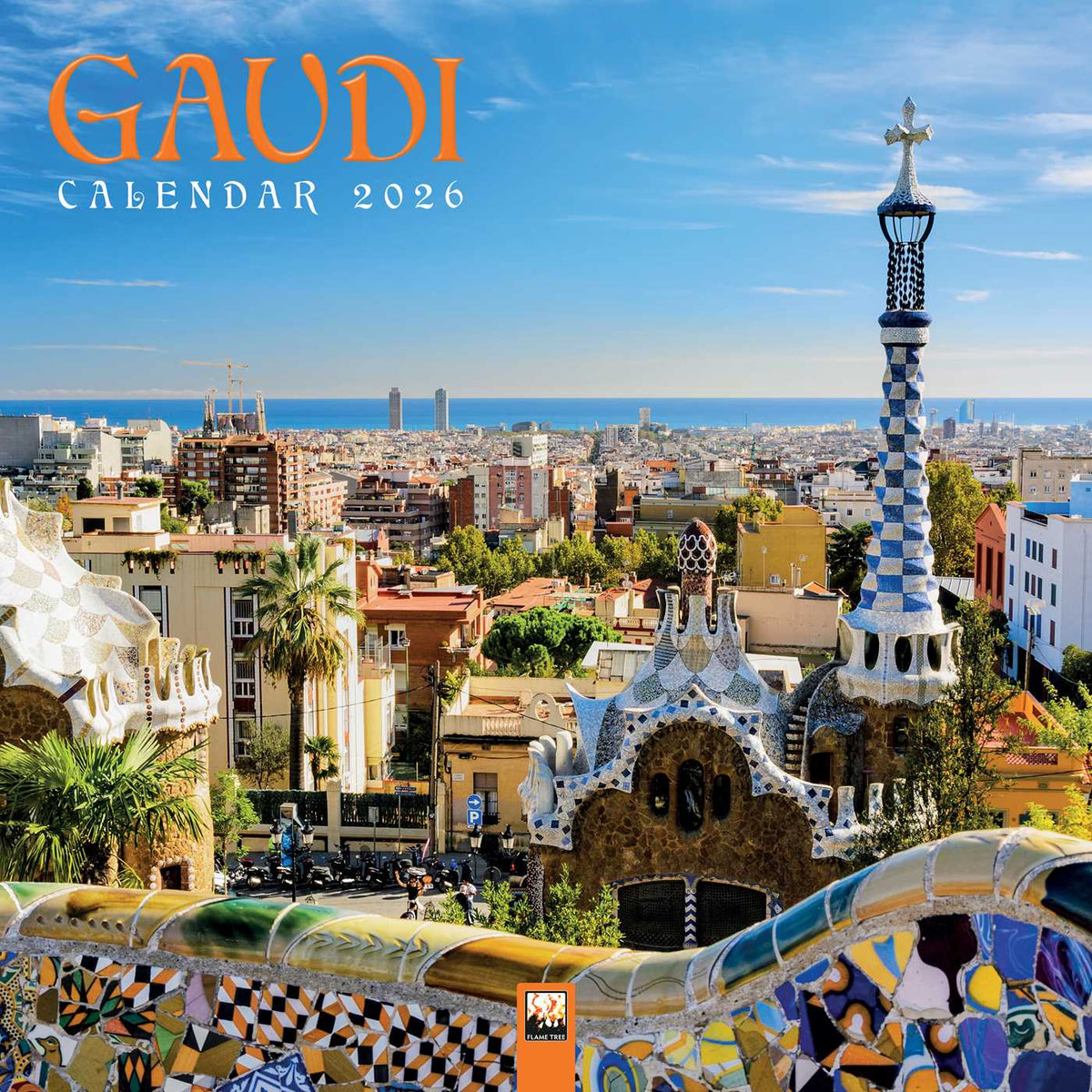 Gaudí Wall Calendar 2026 (Art Calendar)