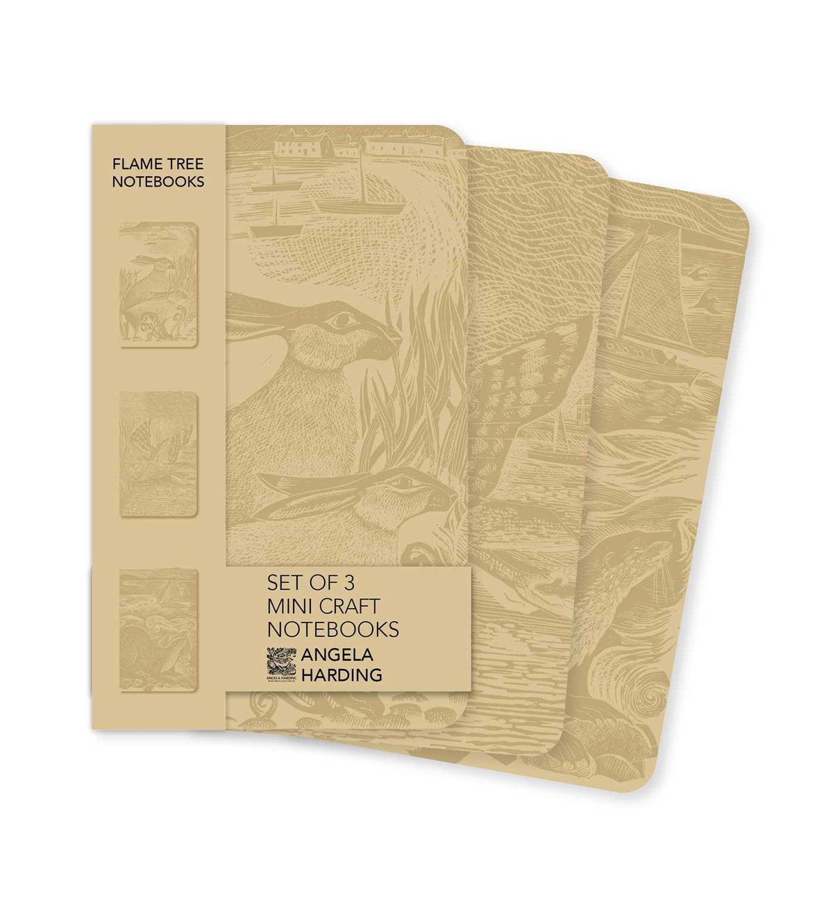 Angela Harding Set of 3 Mini Craft Notebooks