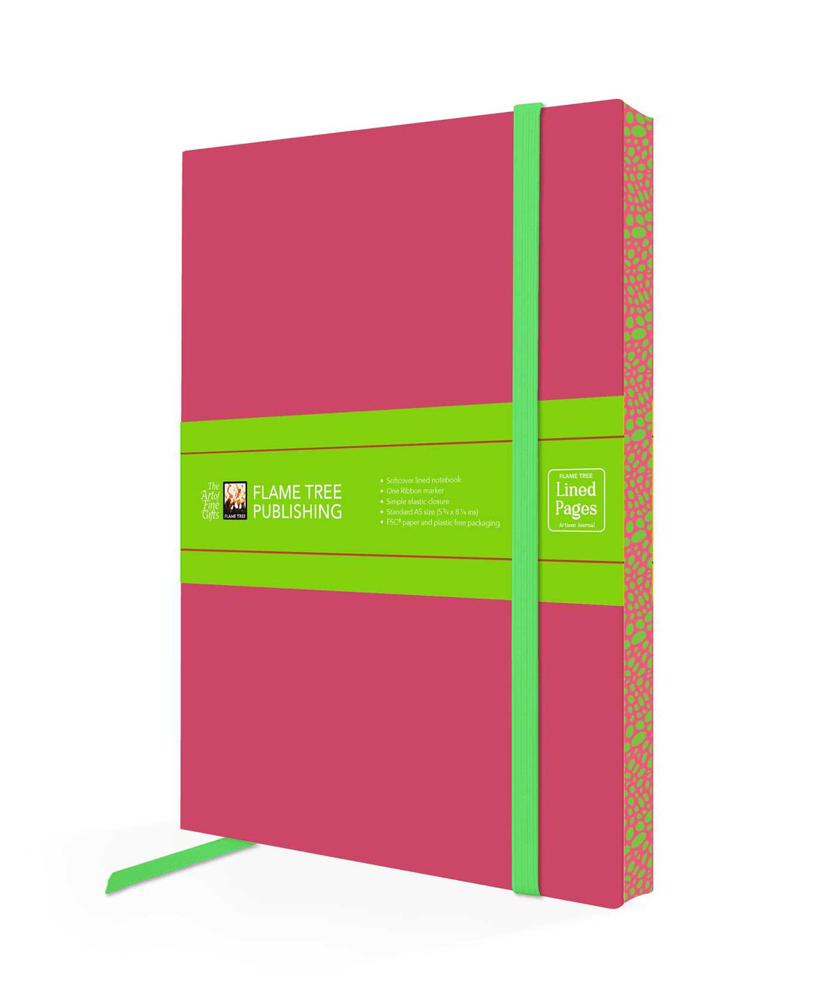 Lipstick Pink Artisan Paperback Notebook